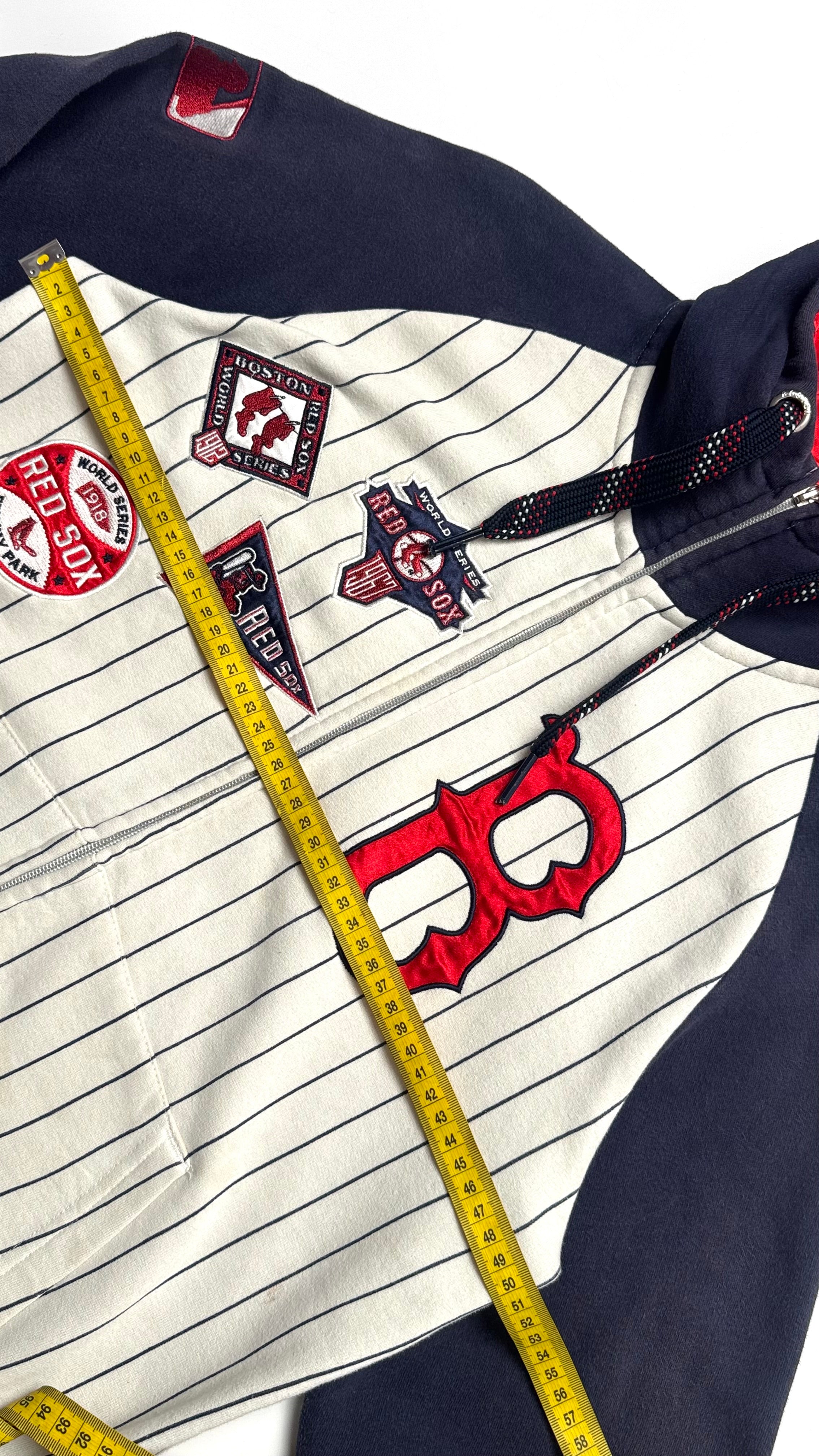 90s Vintage Red Boston Sox Baseball Zip Up Jacket