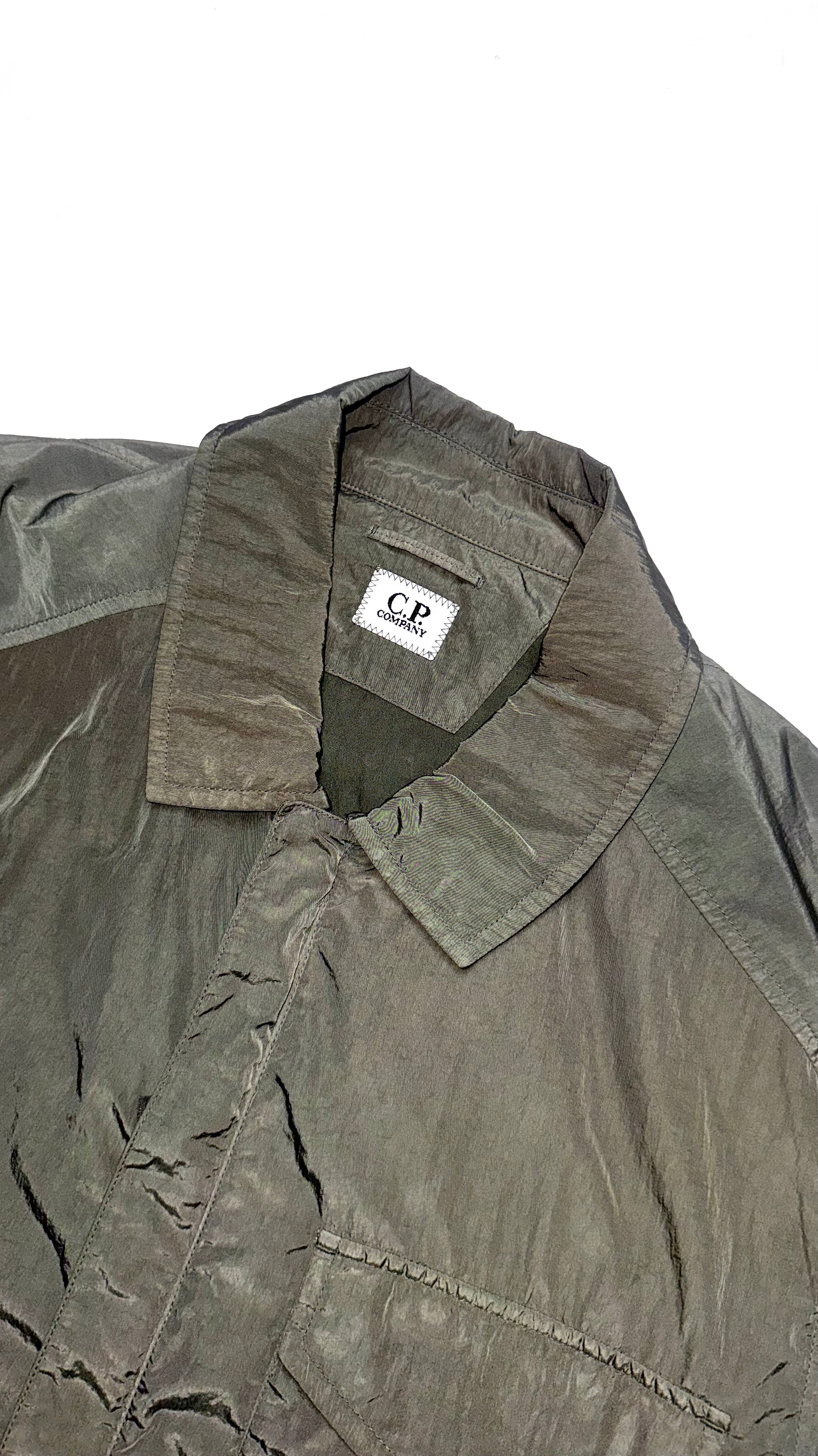 C.P Company Khaki Chrome-R Lightweight Windbreaker Jacket