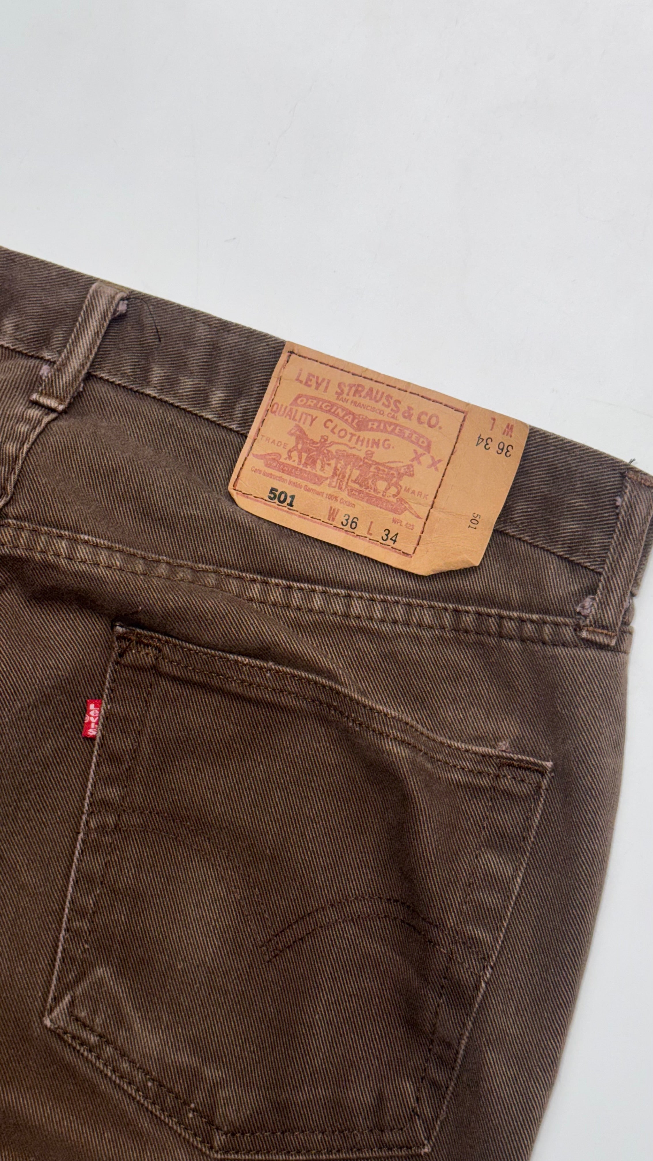 Vintage Brown Levi’s Jeans