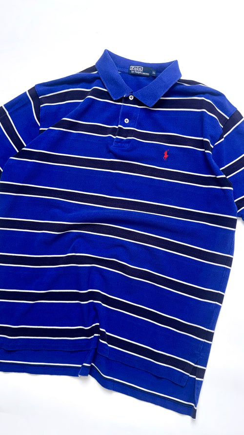00s Ralph Lauren Stripped Polo T shirt