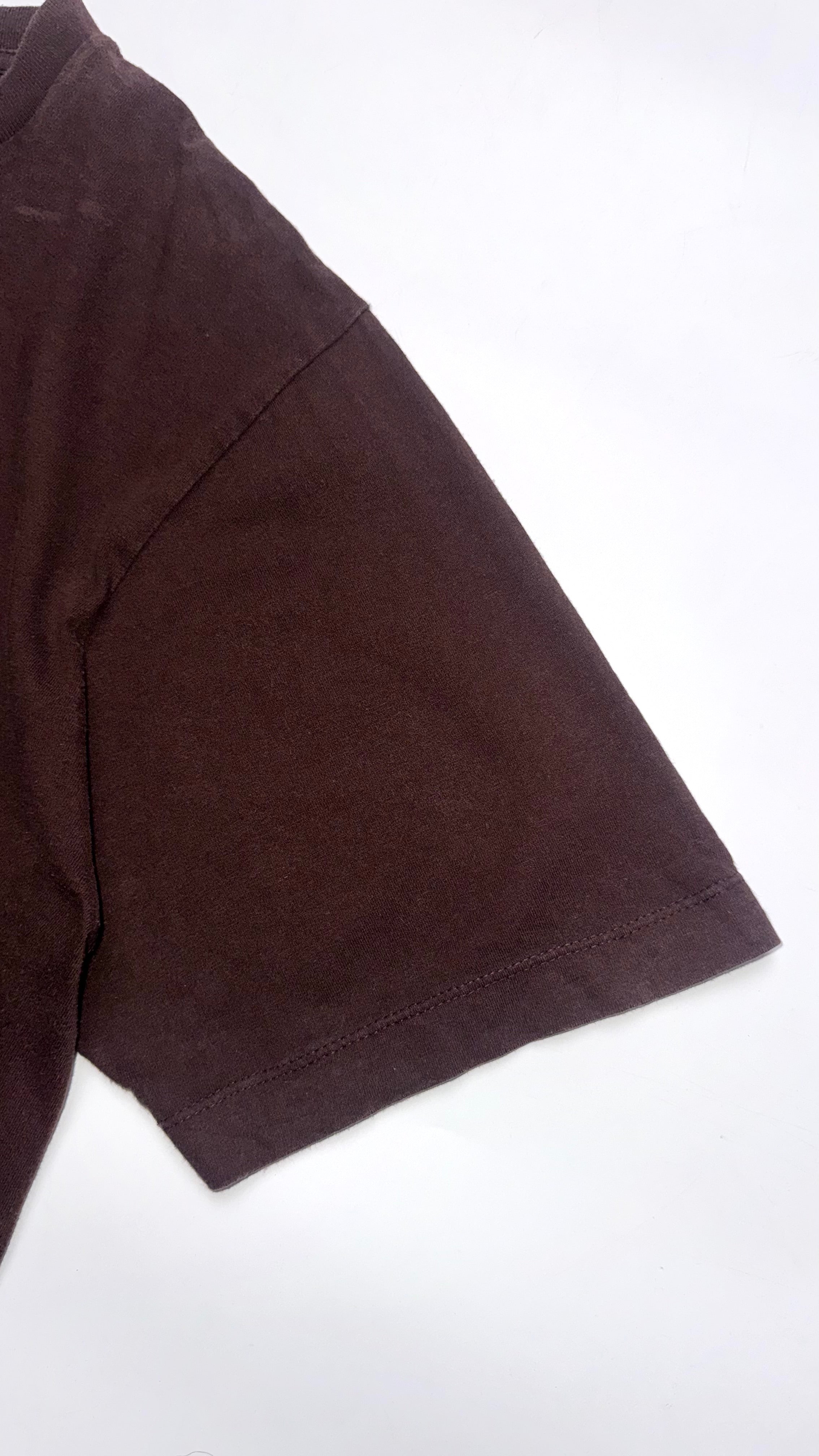 90s Dolce & Gabbana Brown Graphic T Shirt