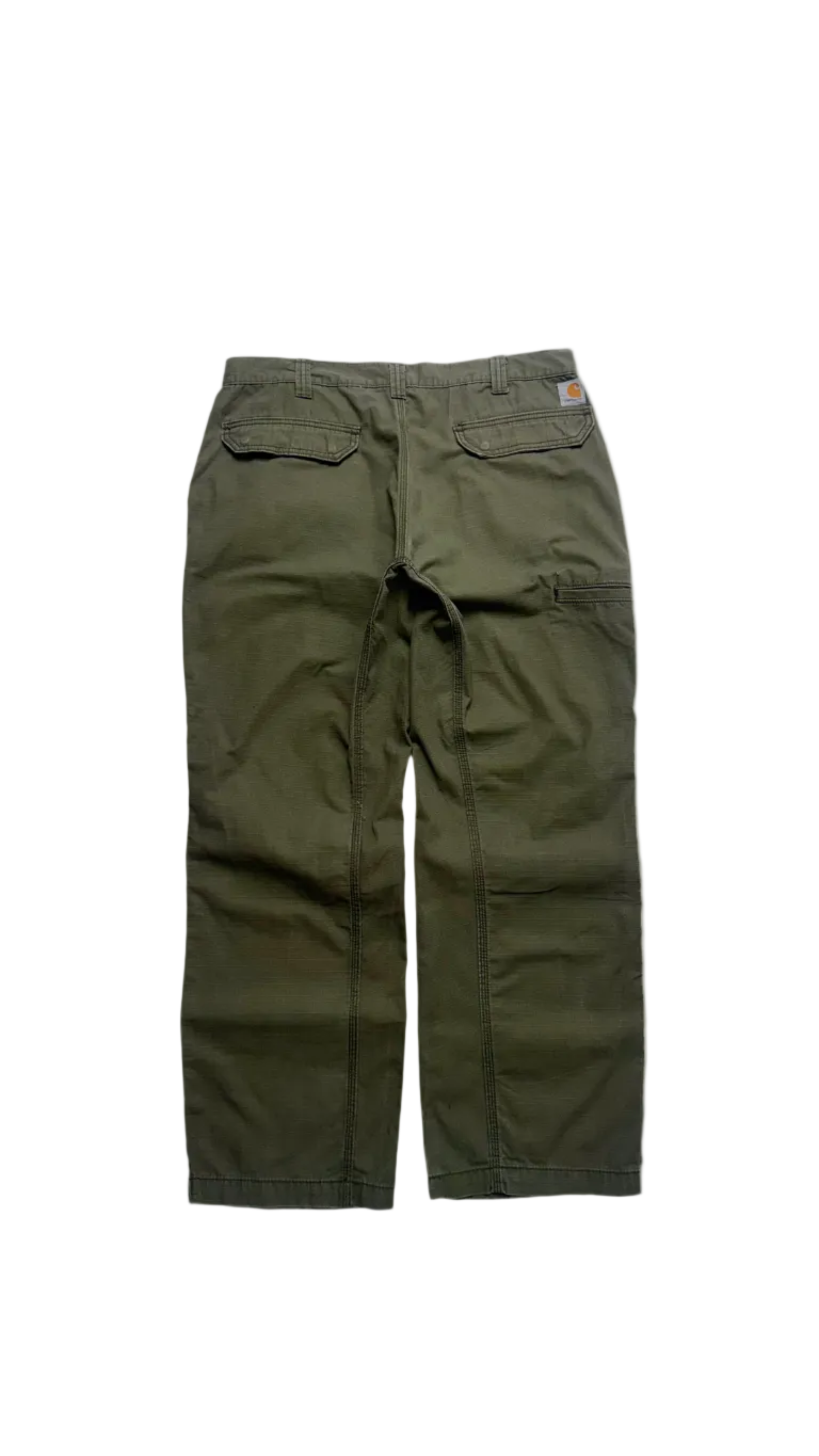 Dark Green Khaki Carhartt Cargo Pants