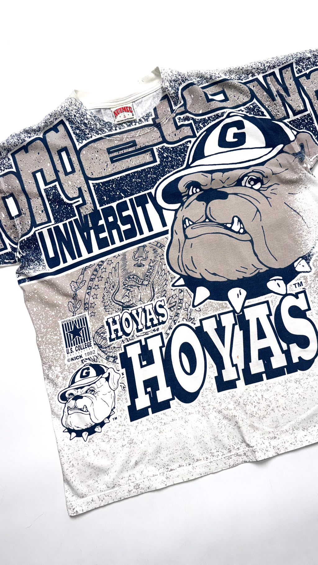 90s Georgetown All Over Print Graphic Tee