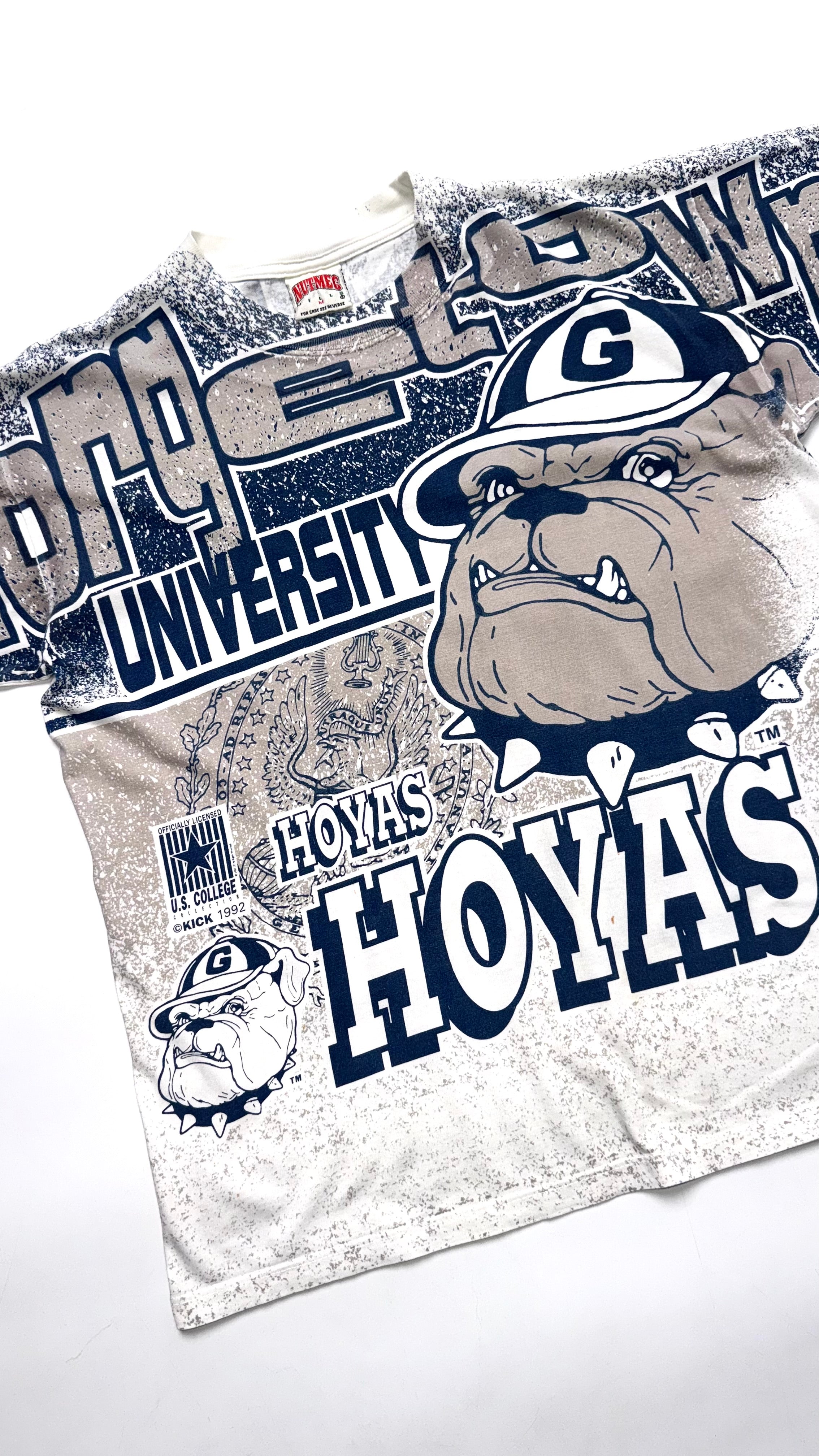 90s Georgetown All Over Print Graphic Tee