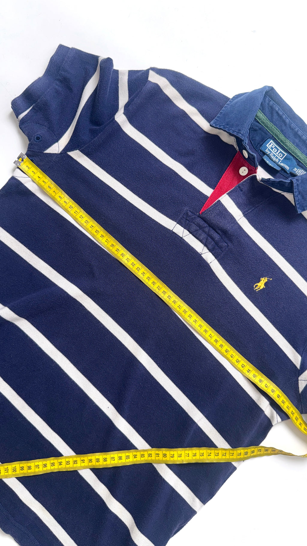 Vintage Ralph Lauren Stripped Polo Shirt
