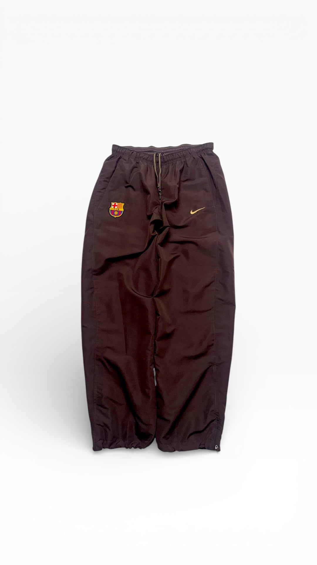 Vintage Nike x Barcelona FC Brown Track Pants