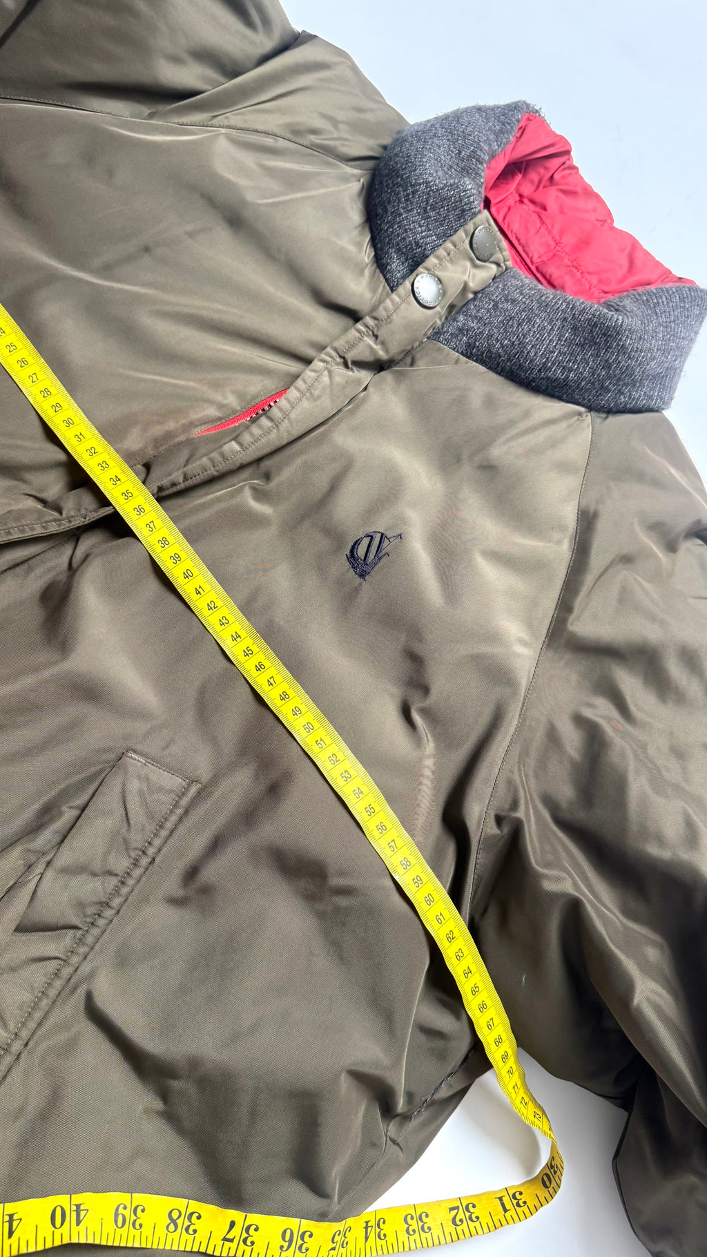 90s Vintage Reversible Nautica Bomber Winter Jacket