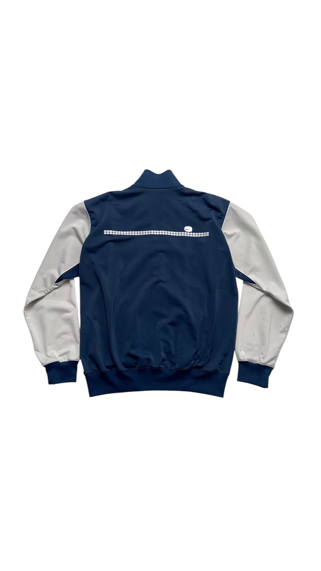2000s Nike Light Grey/Blue Track Jacket