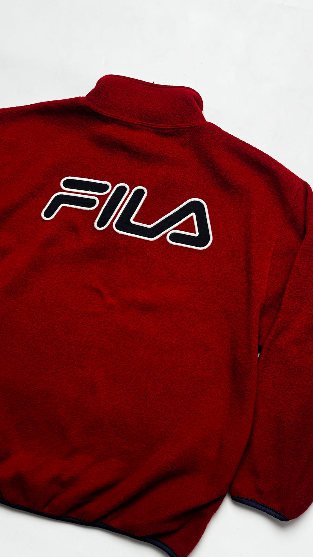 Y2k FILA Red Heavy Fleece
