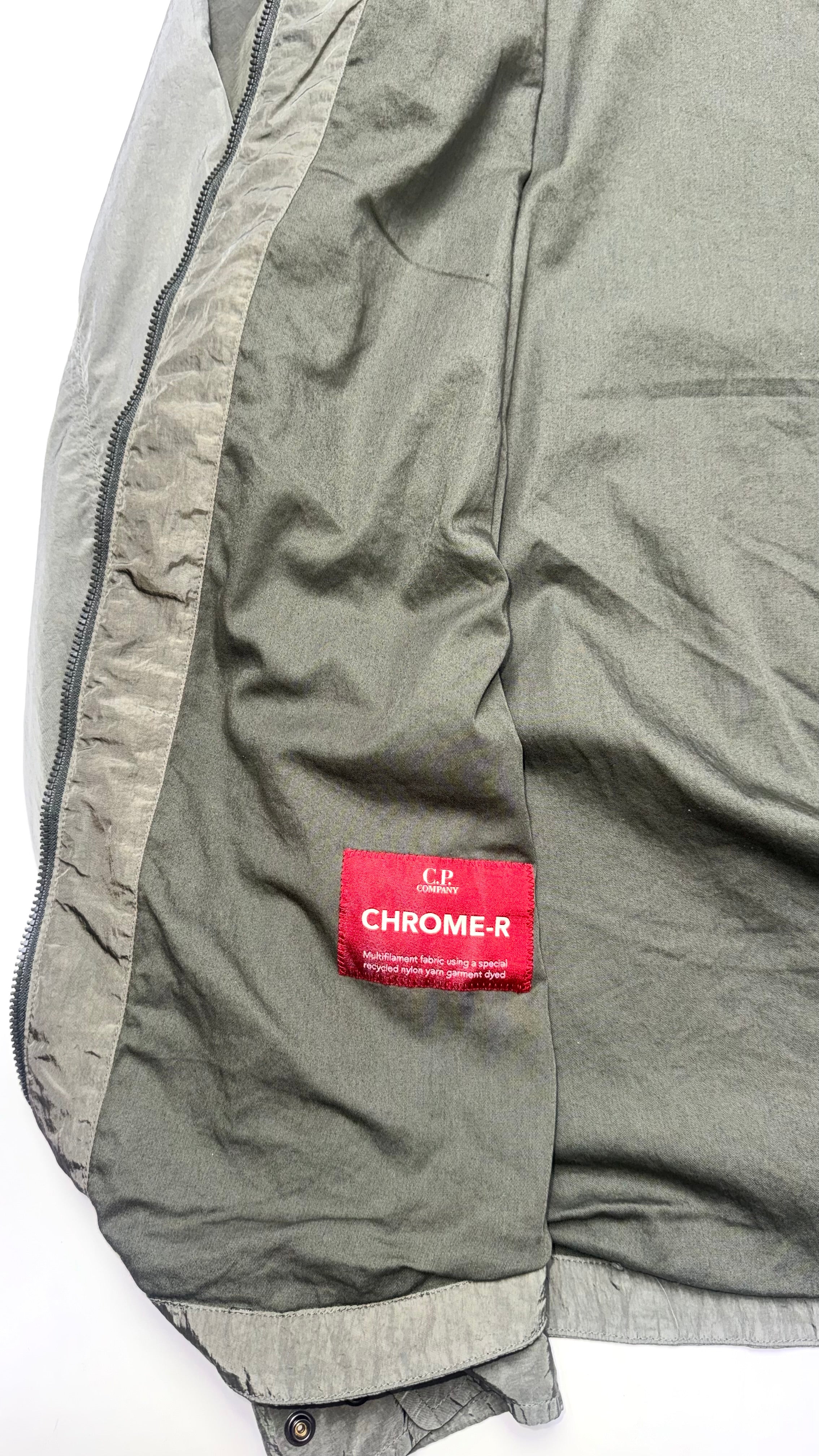 C.P Company Khaki Chrome-R Lightweight Windbreaker Jacket