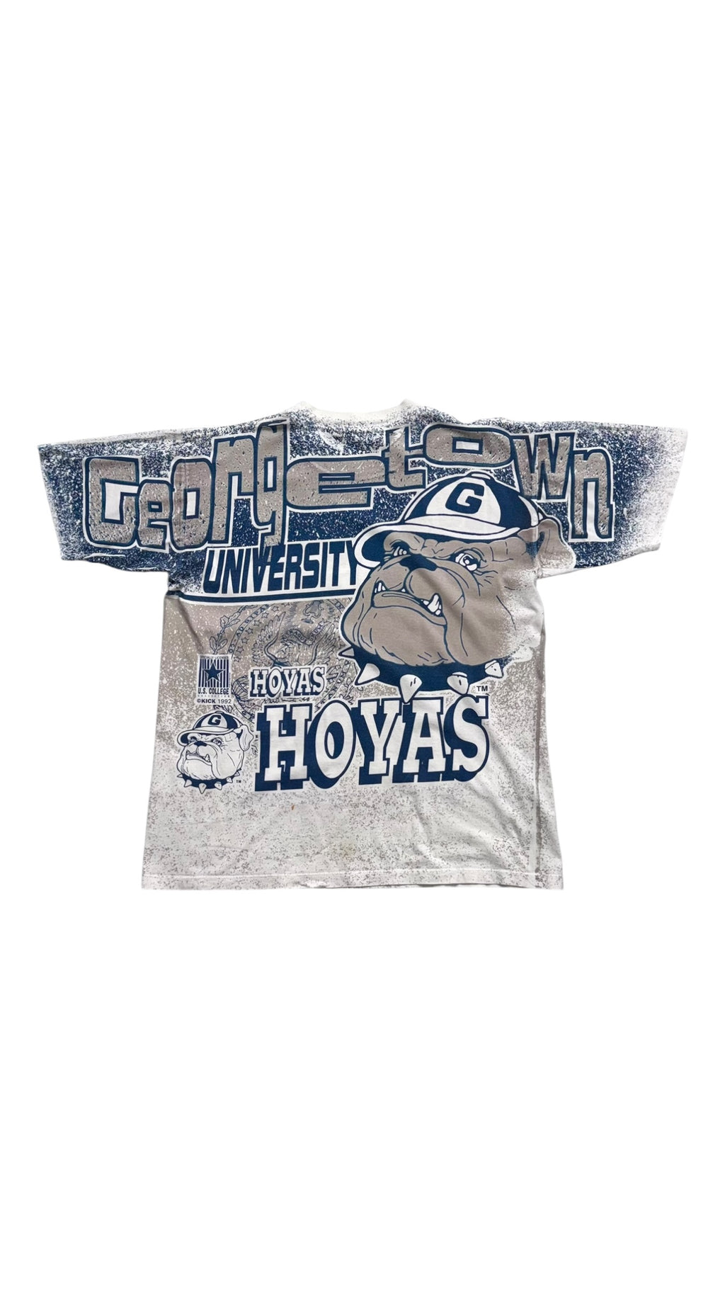 90s Georgetown All Over Print Graphic Tee
