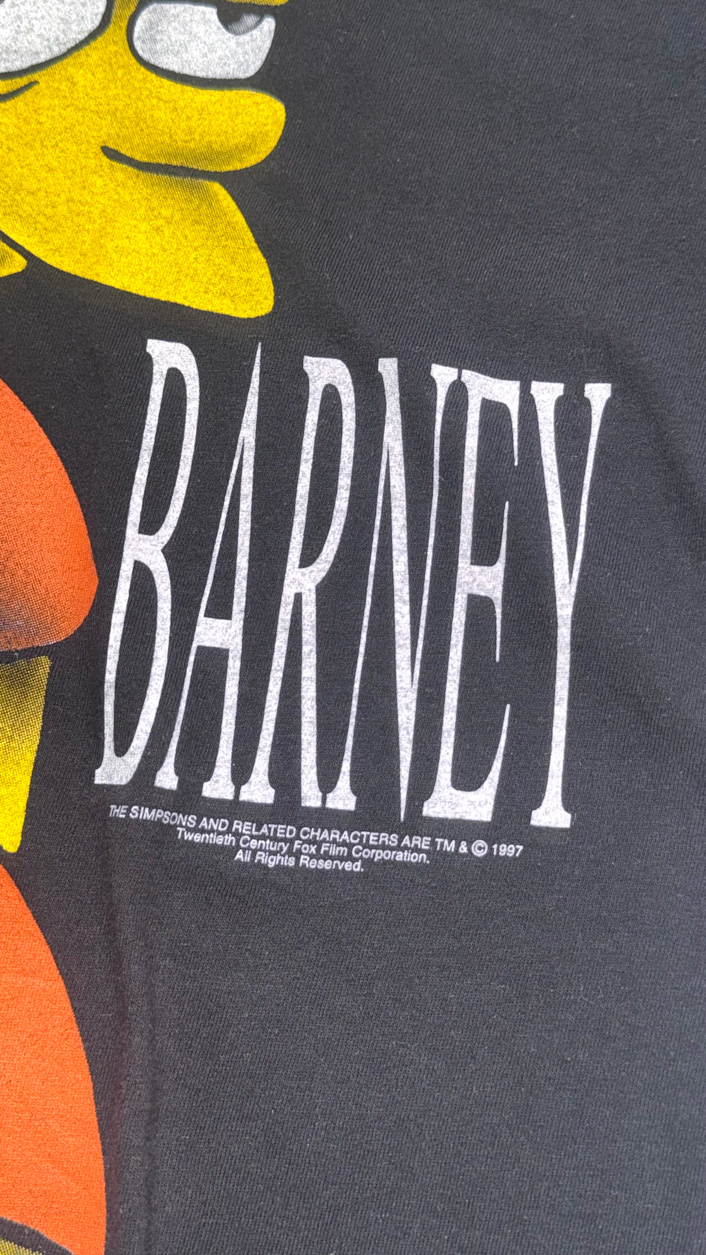 Vintage 1997 Simpsons “Barney” Graphic T shirt