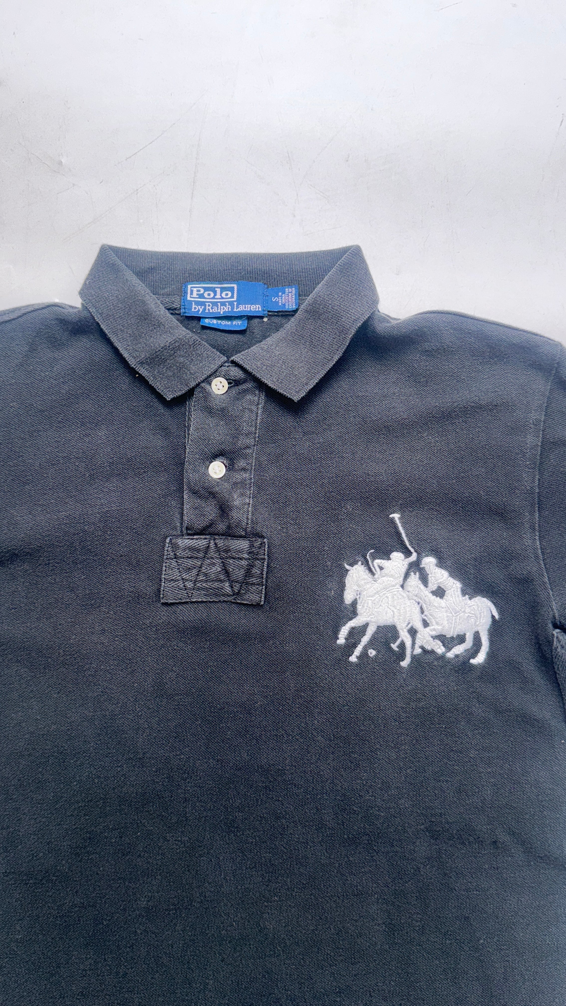 Black Vintage Ralph Lauren Polo