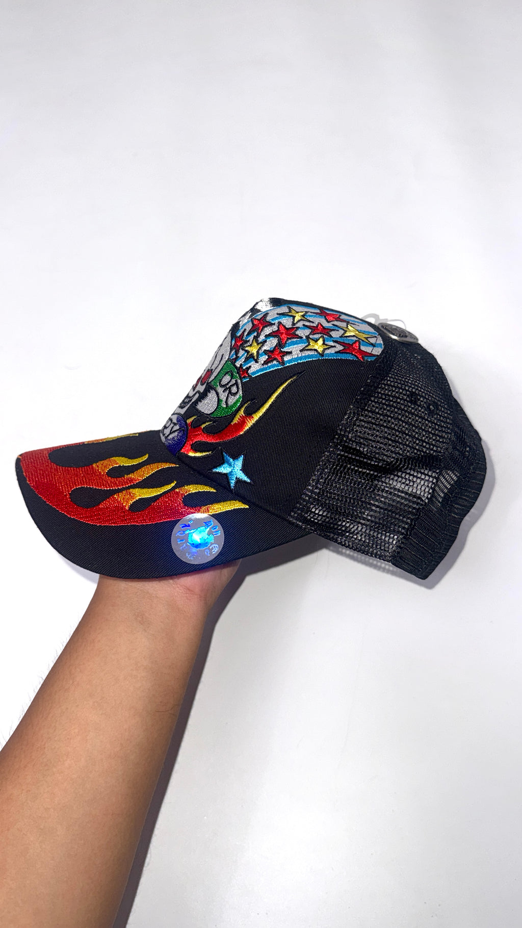 Y2K Ed Hardy “Flamed Skull” Cap