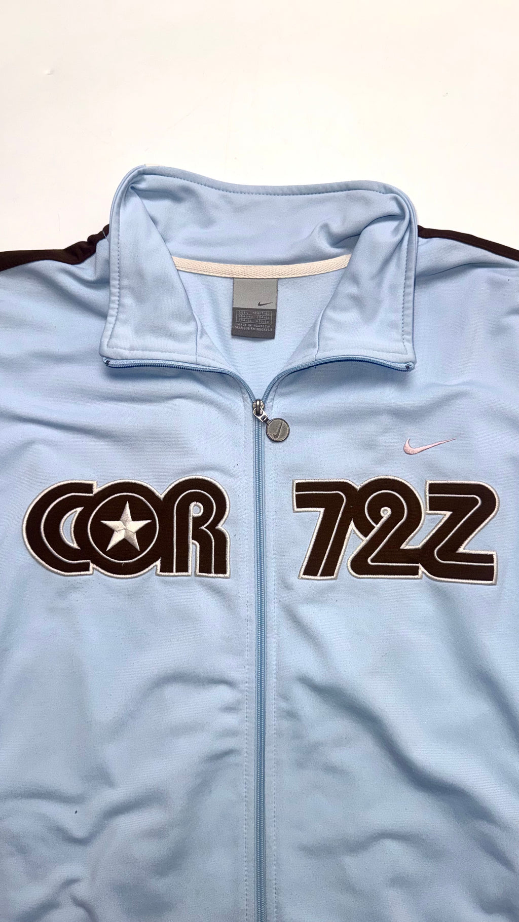2000s Nike Cortez Baby Blue Track Jacket