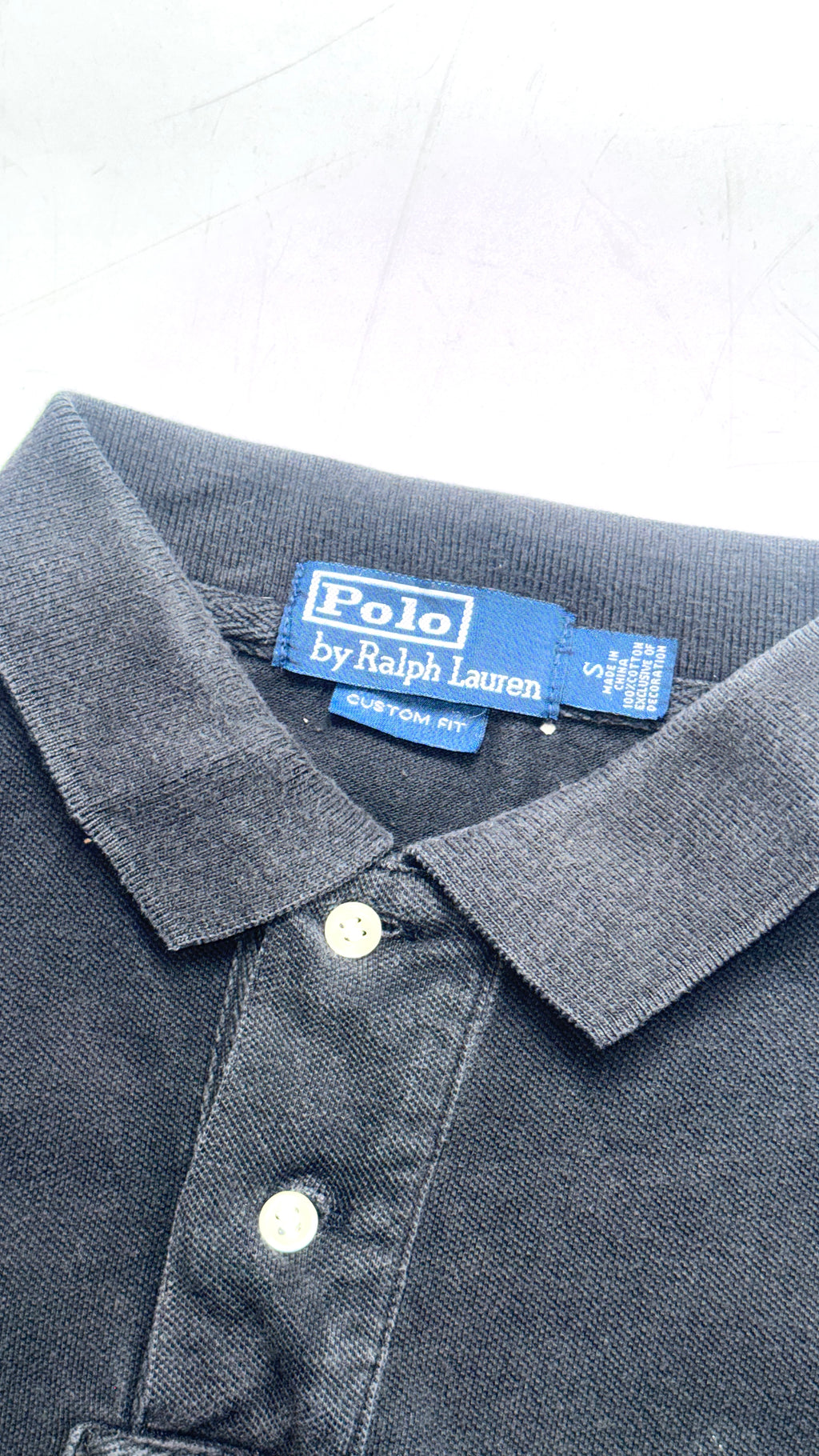 Black Vintage Ralph Lauren Polo