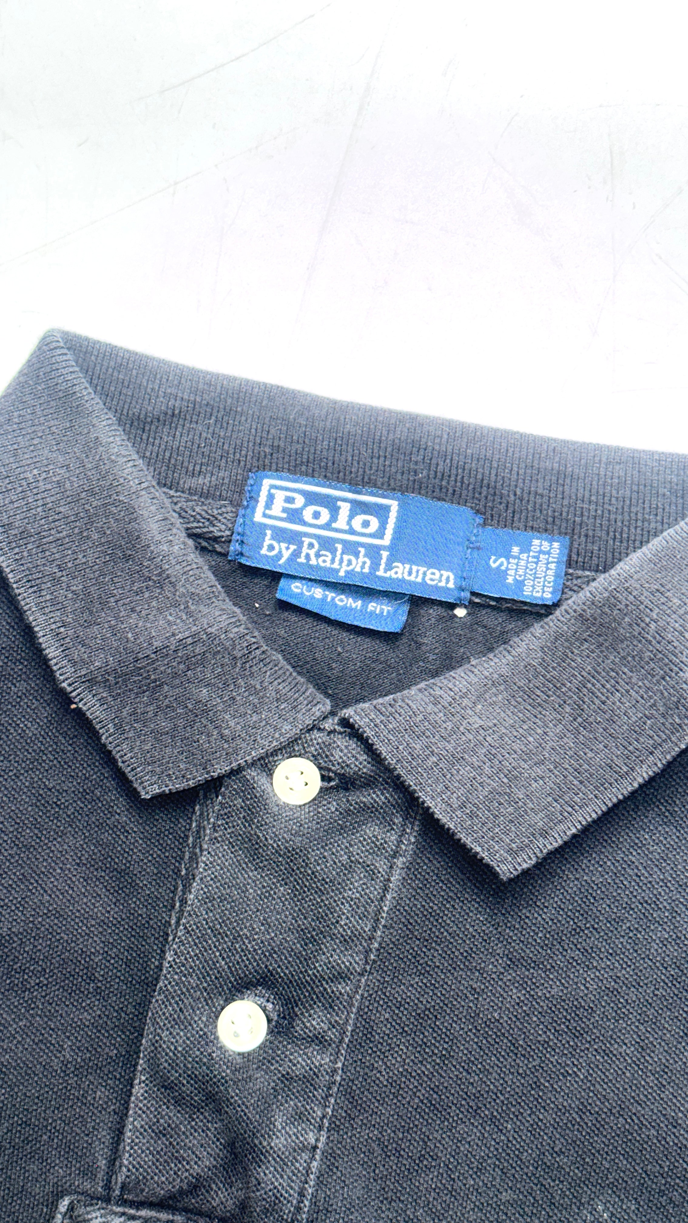 Black Vintage Ralph Lauren Polo