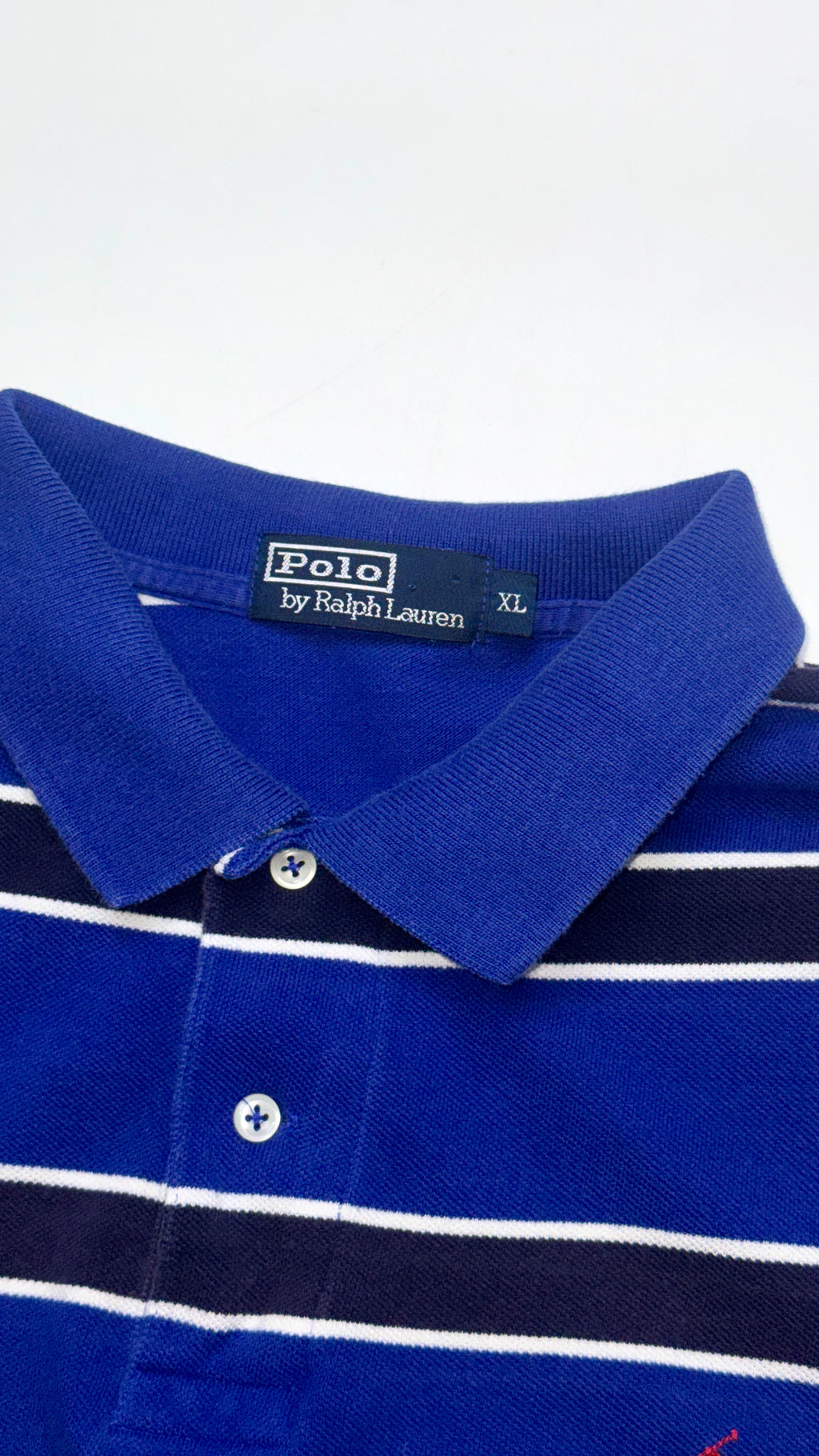 00s Ralph Lauren Stripped Polo T shirt