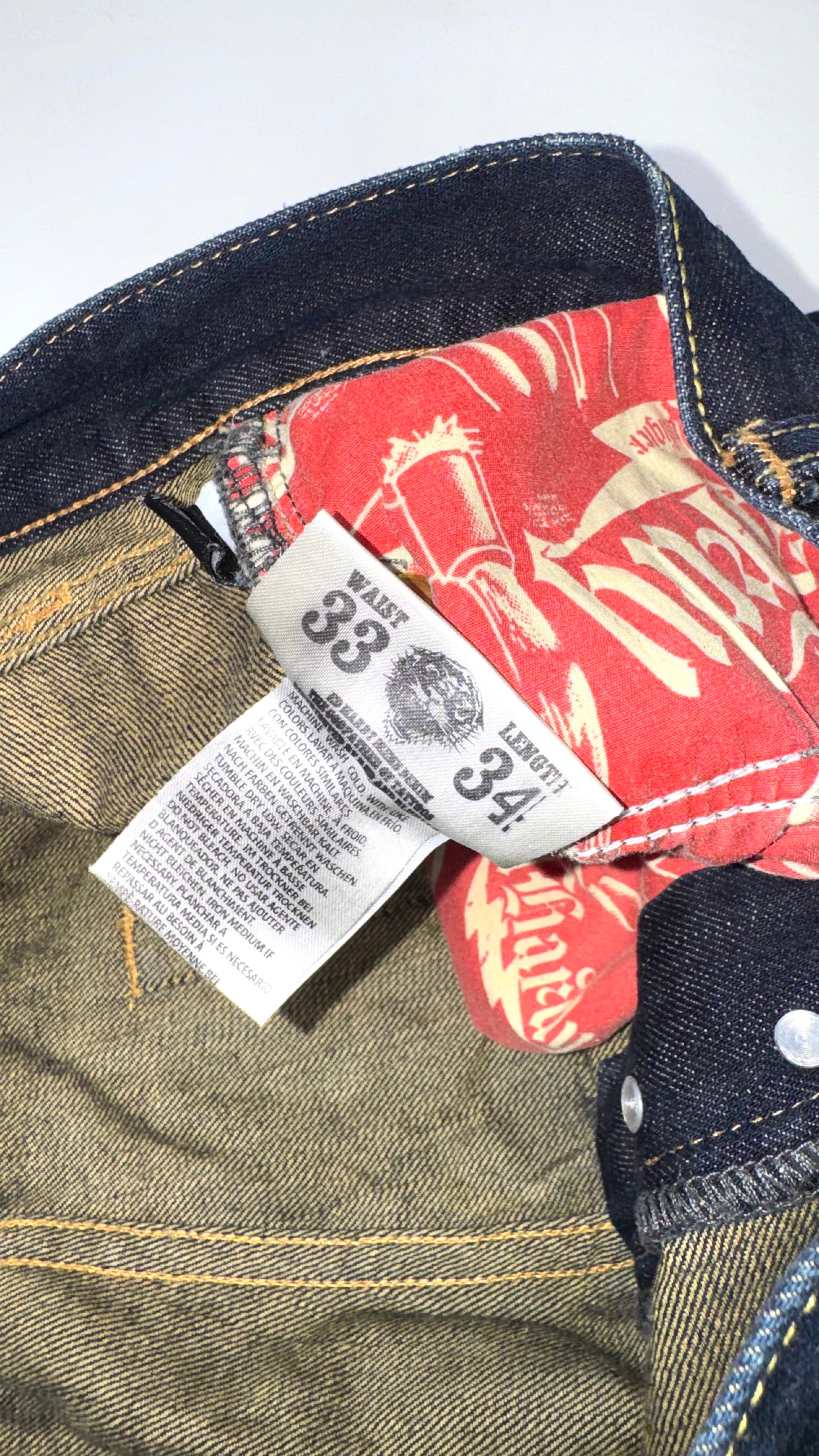 Y2k ED HARDY By Christian Audigier Baggy jeans