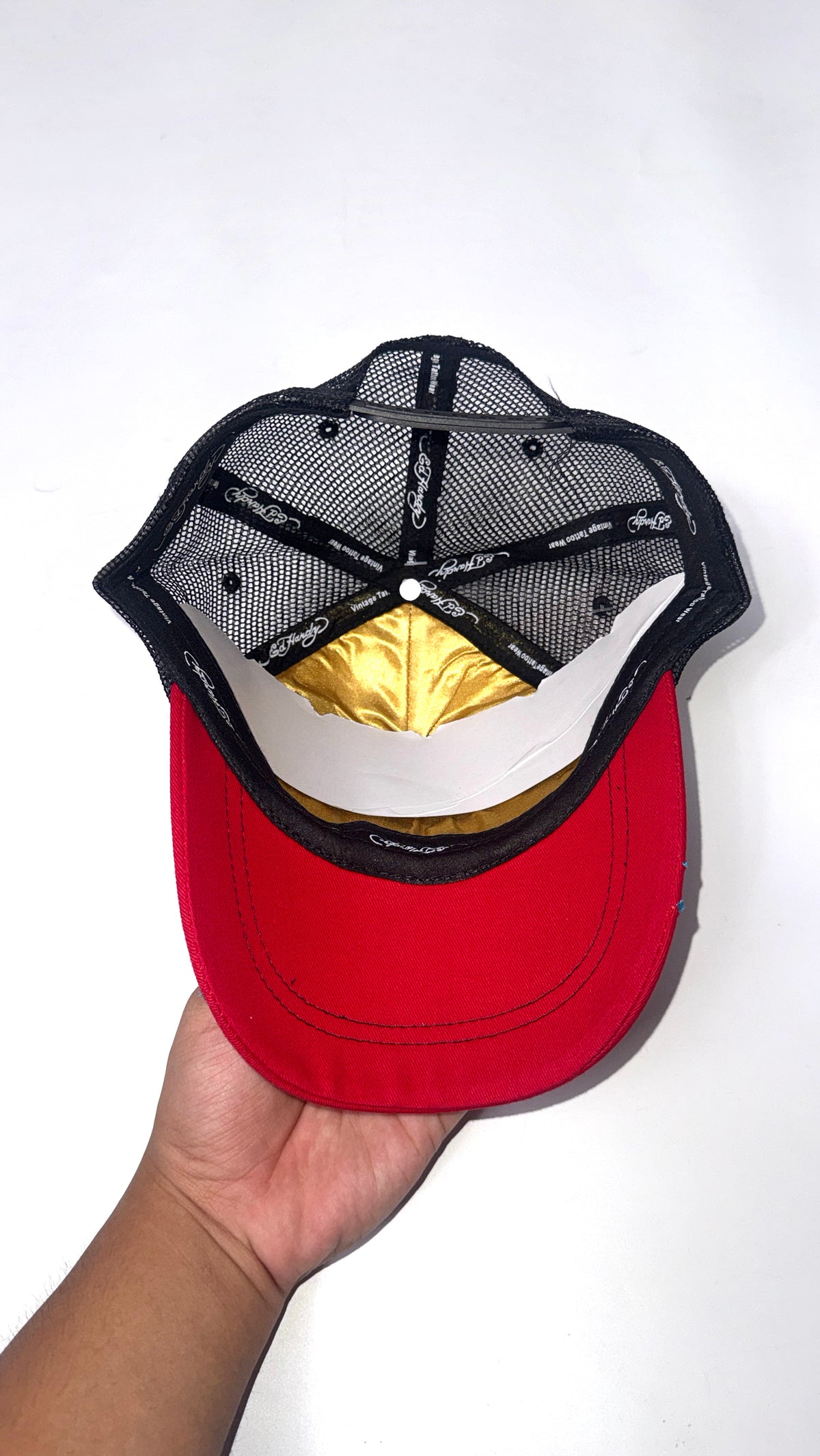 Y2K Ed hardy “Red Skull” Cap