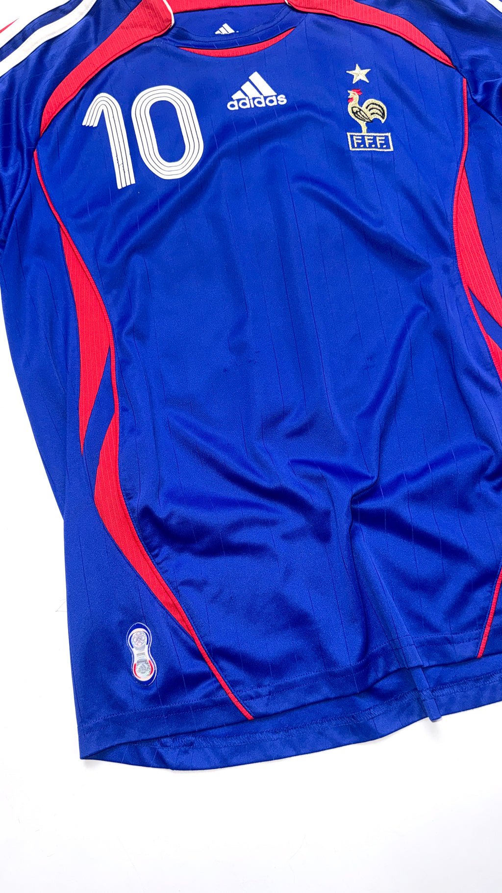 Vintage Adidas x France “ZIDANE” 2006 Blue jersey