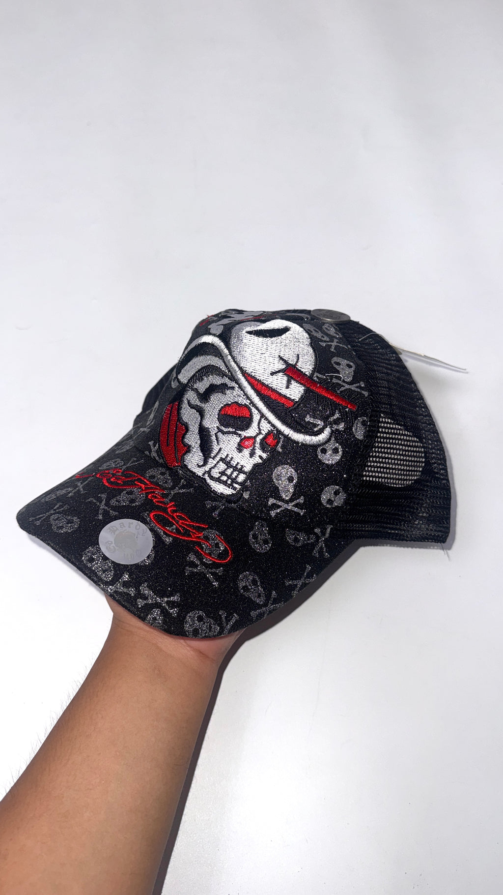 Y2K Ed Hardy “Wild West Skull” Cap