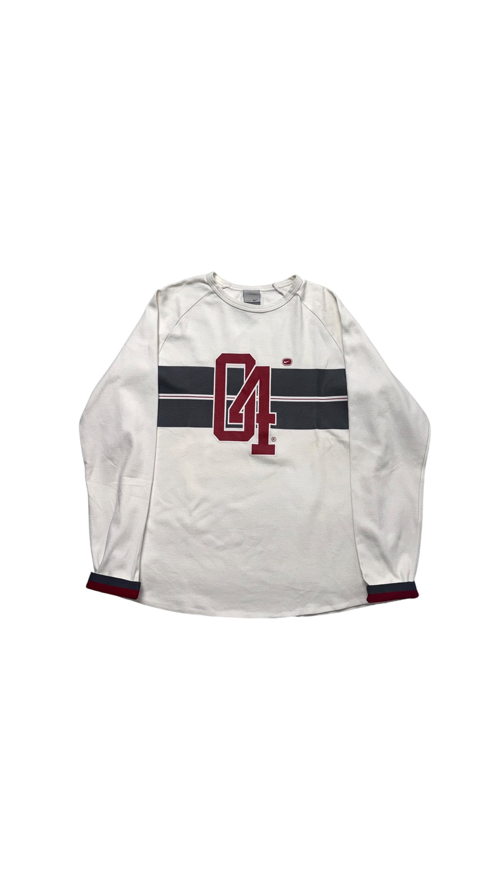 2000s White Nike Cortez Long sleeve shirt