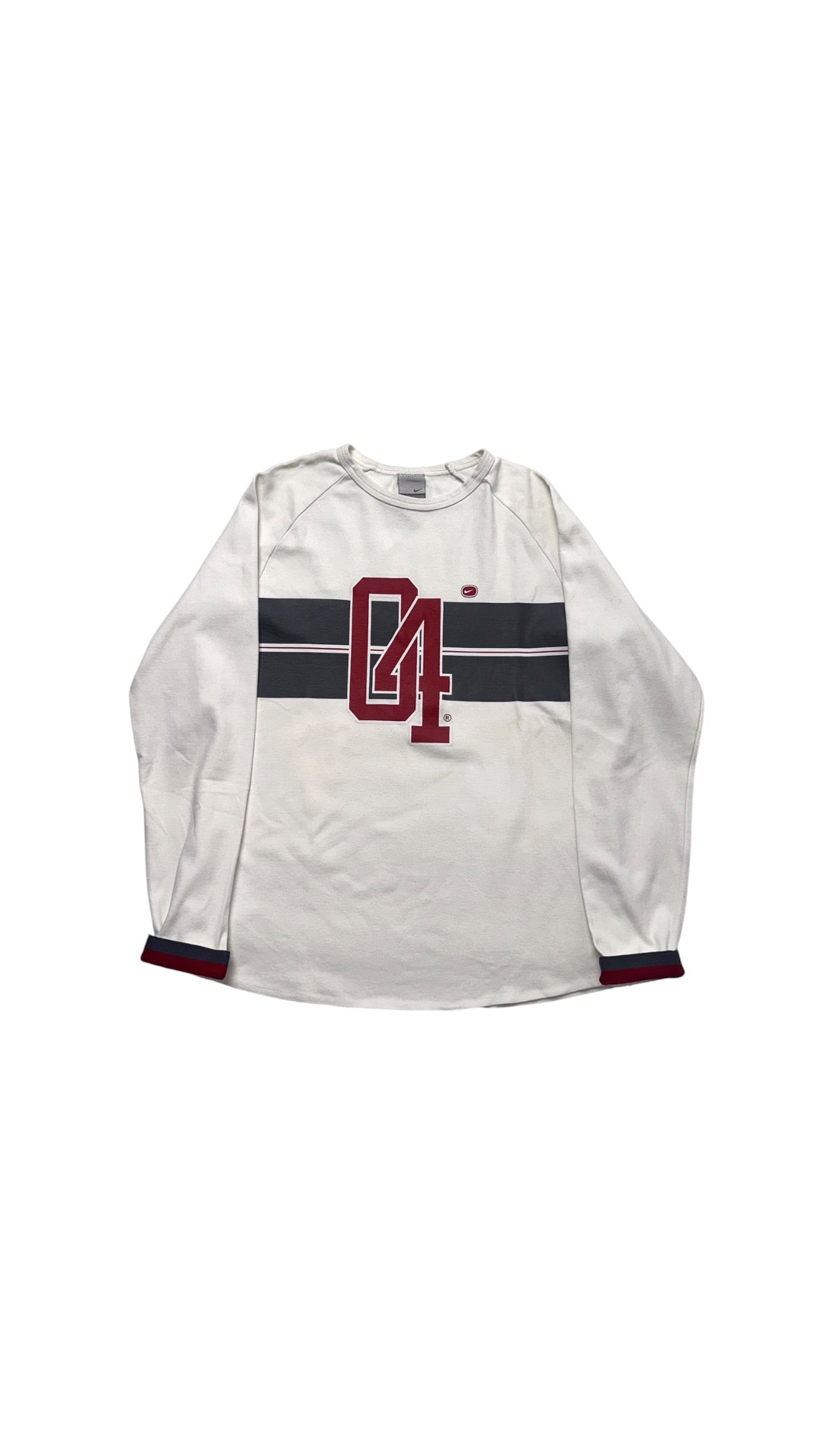 2000s White Nike Cortez Long sleeve shirt