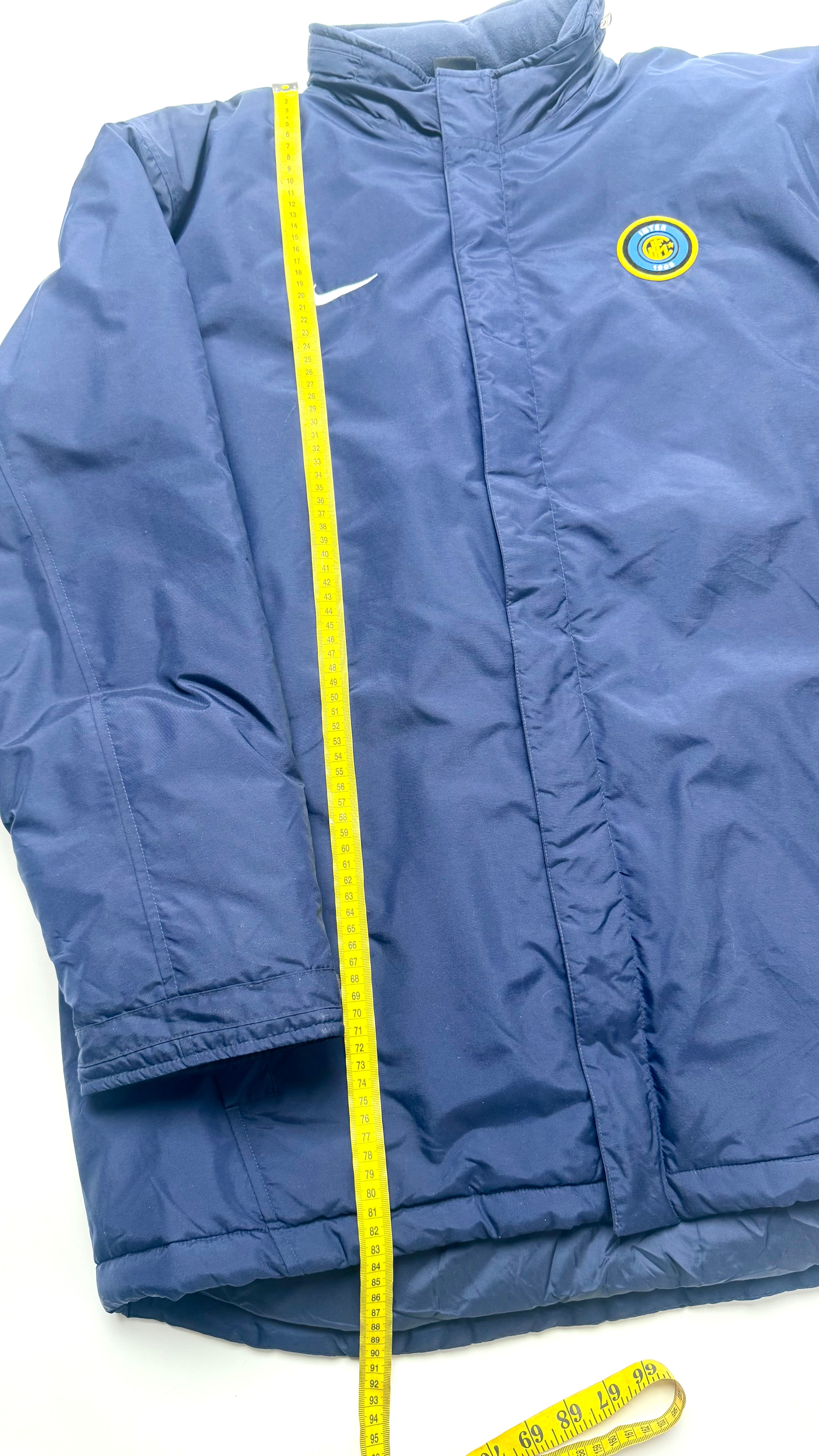 Vintage Nike Inter Milan 2003-04 Coach Heavy Winter Jacket