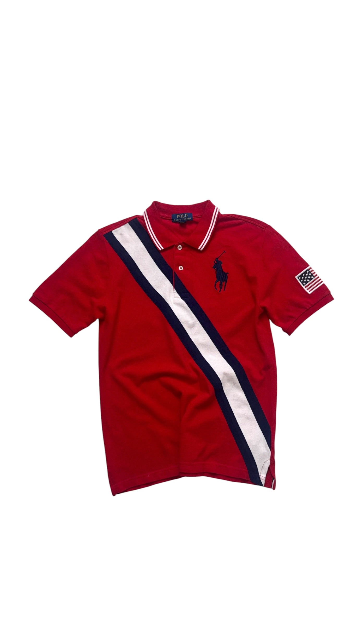 2000s Ralph Lauren Red “USA” Polo Tee