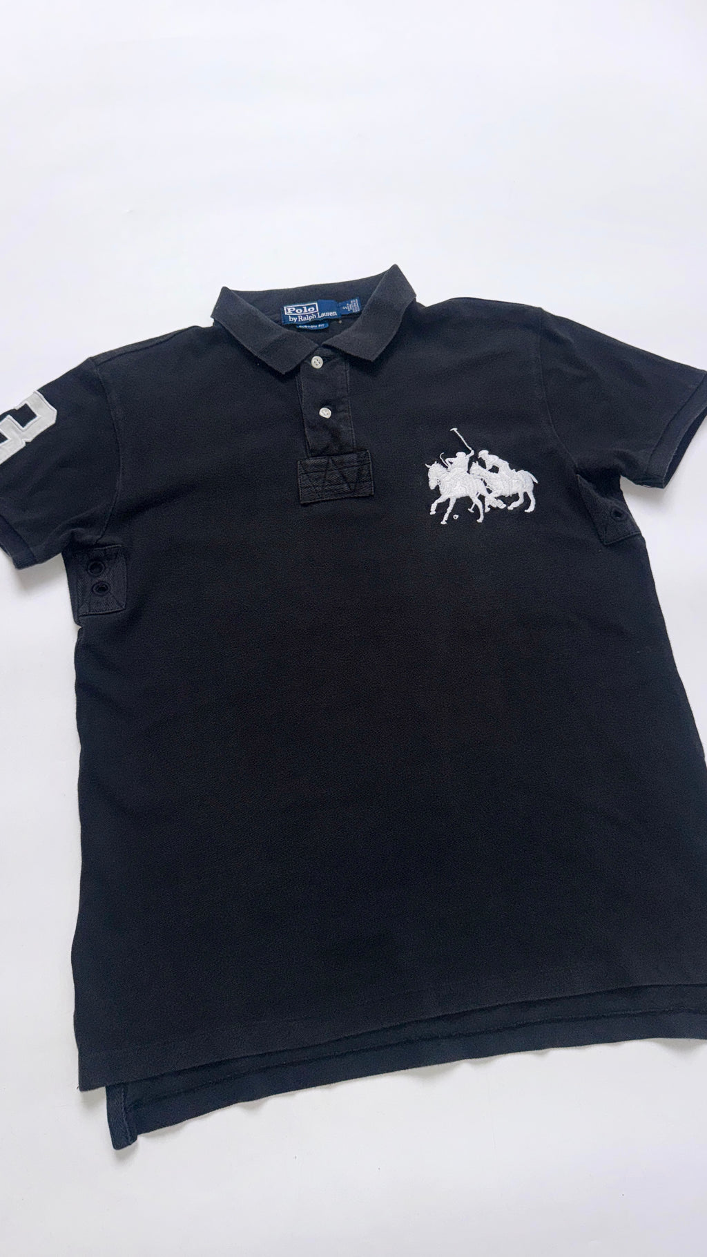 Black Vintage Ralph Lauren Polo