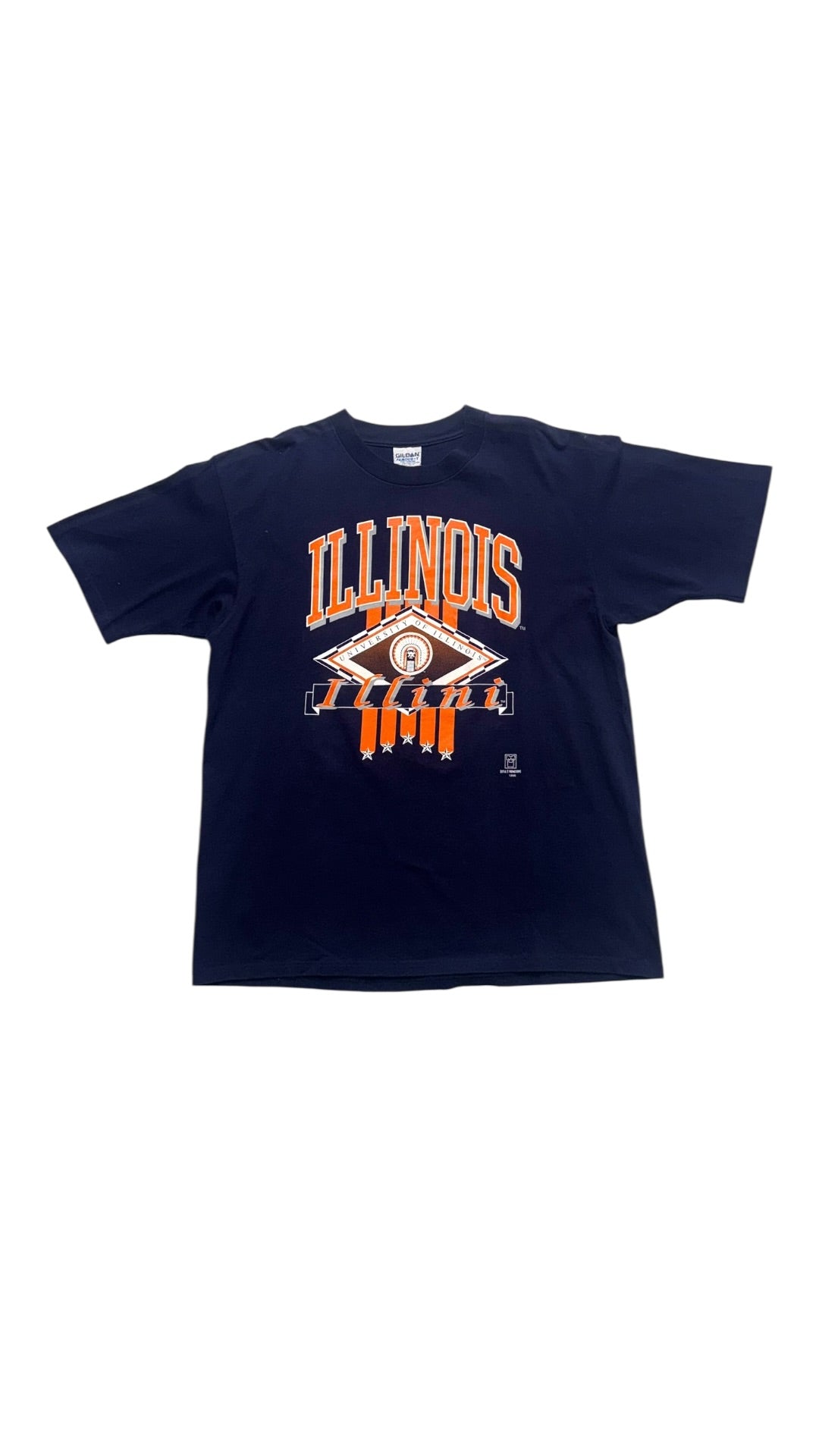 Vintage 1996 University of Illinois Graphic T shirt