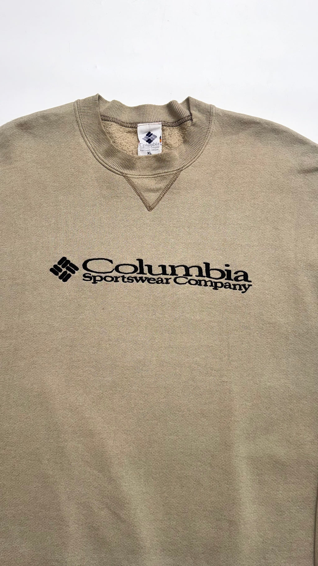 90s Columbia Beige Crewneck