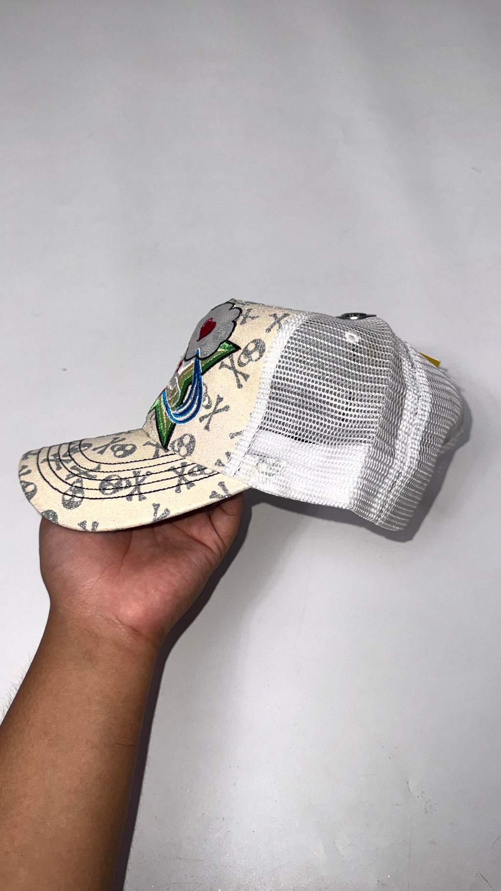 Y2K Ed Hardy “Lips & Flower” Cap