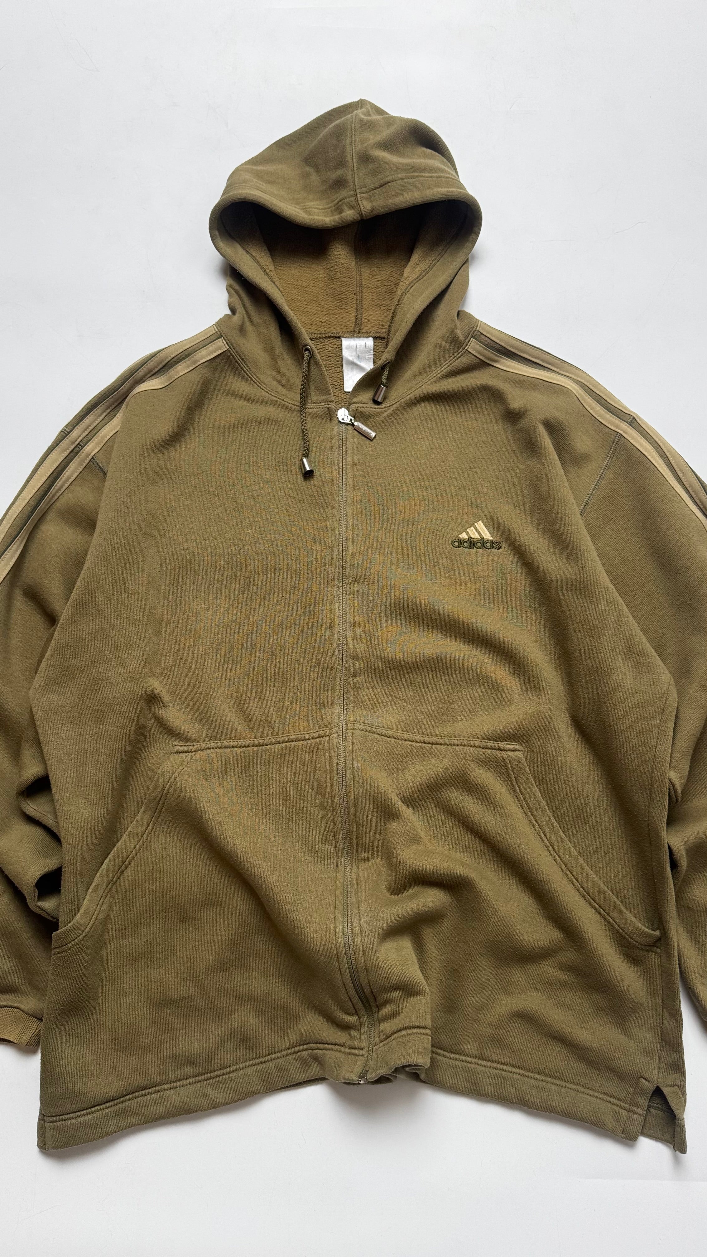 Early 2000s Adidas Khaki Track Jacket