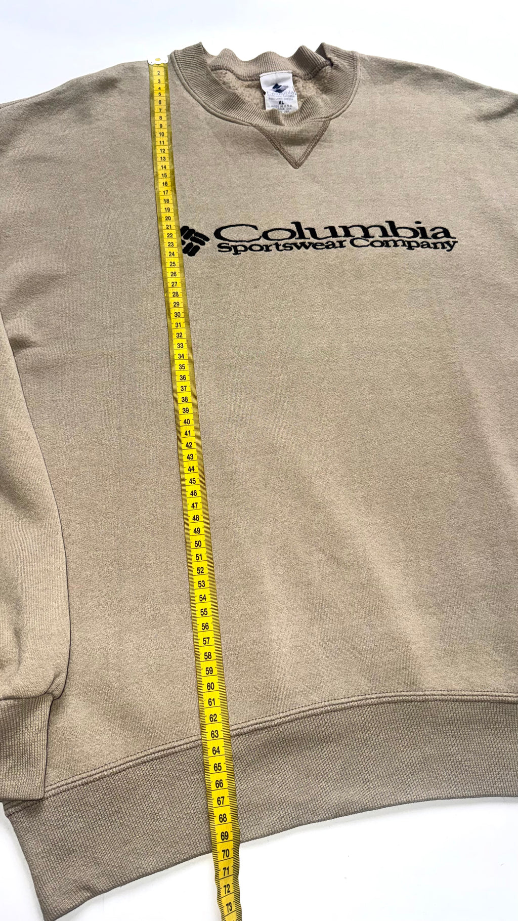 90s Columbia Beige Crewneck
