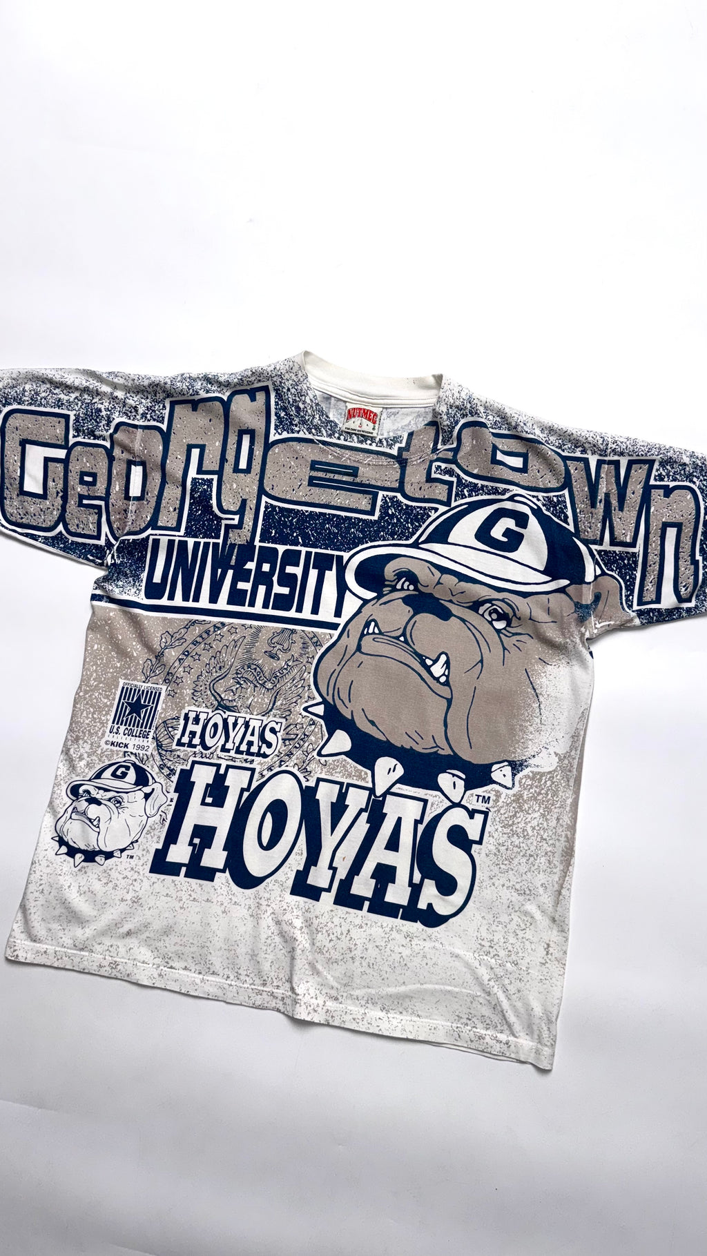 90s Georgetown All Over Print Graphic Tee