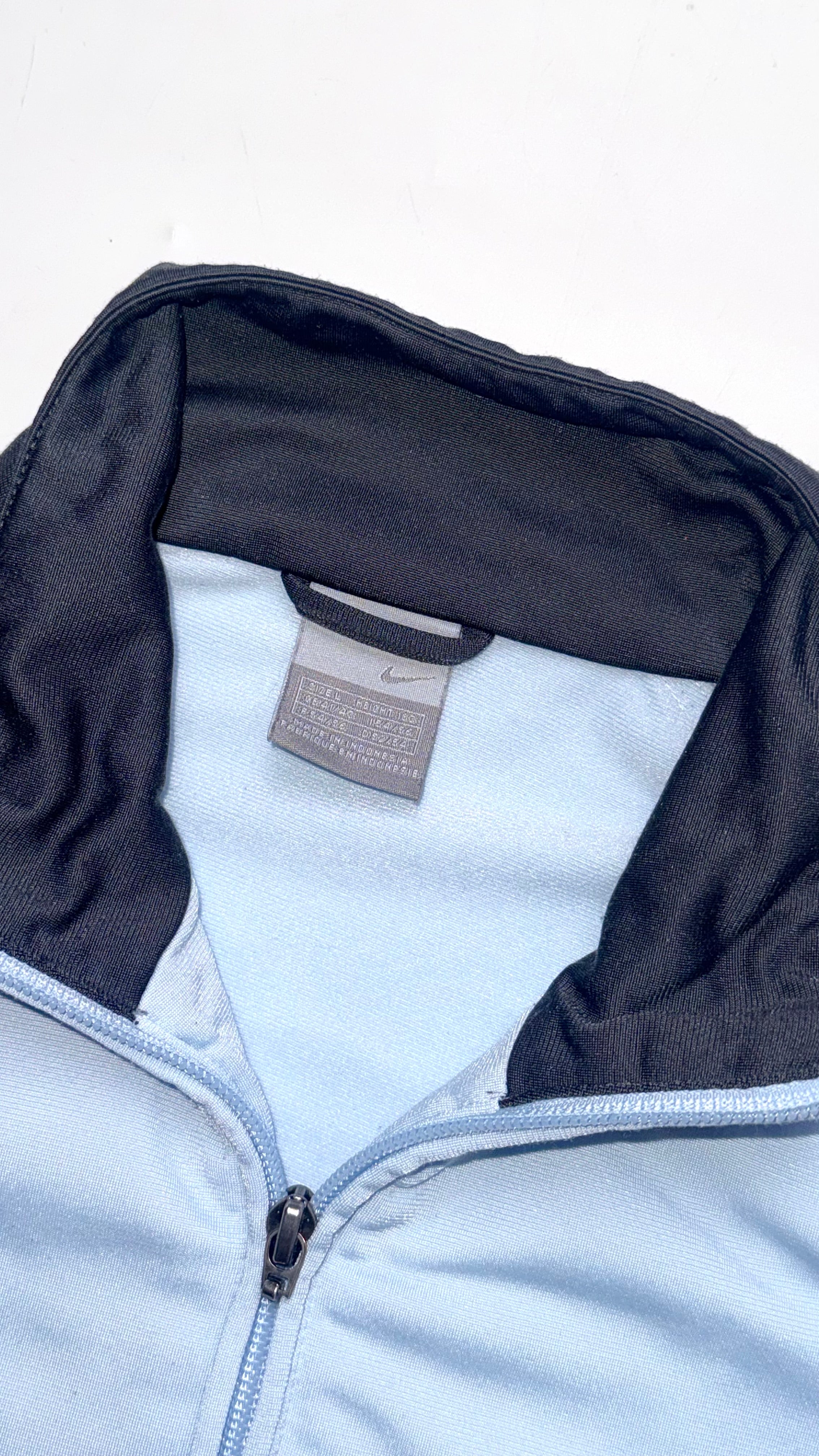 2000s Nike Baby Blue Track Jacket