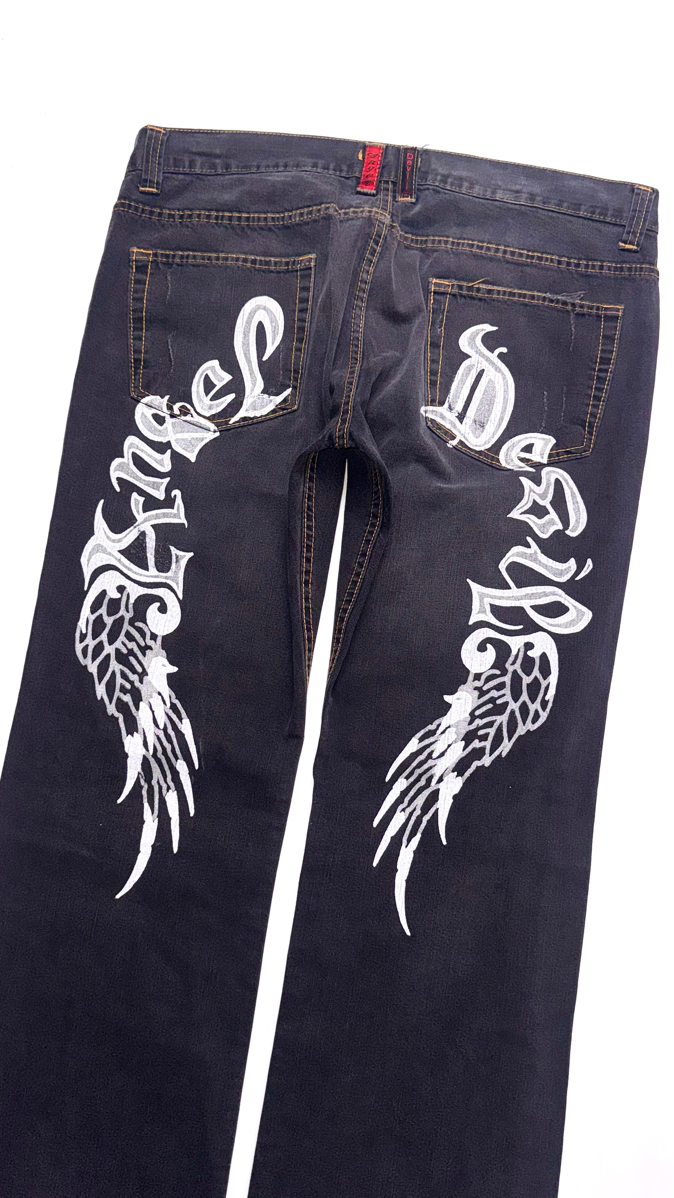 Y2K Angels & Devil jeans