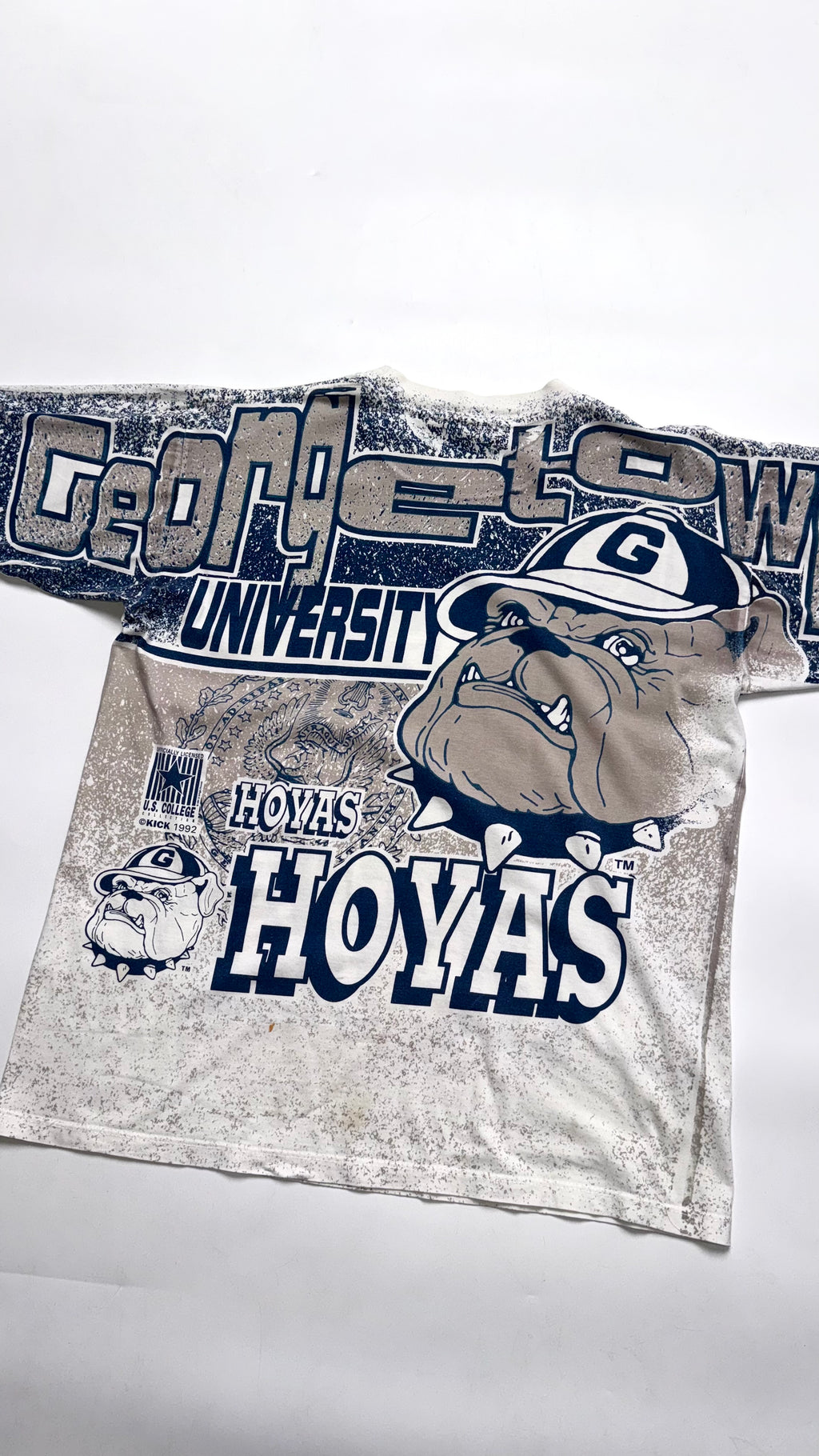 90s Georgetown All Over Print Graphic Tee