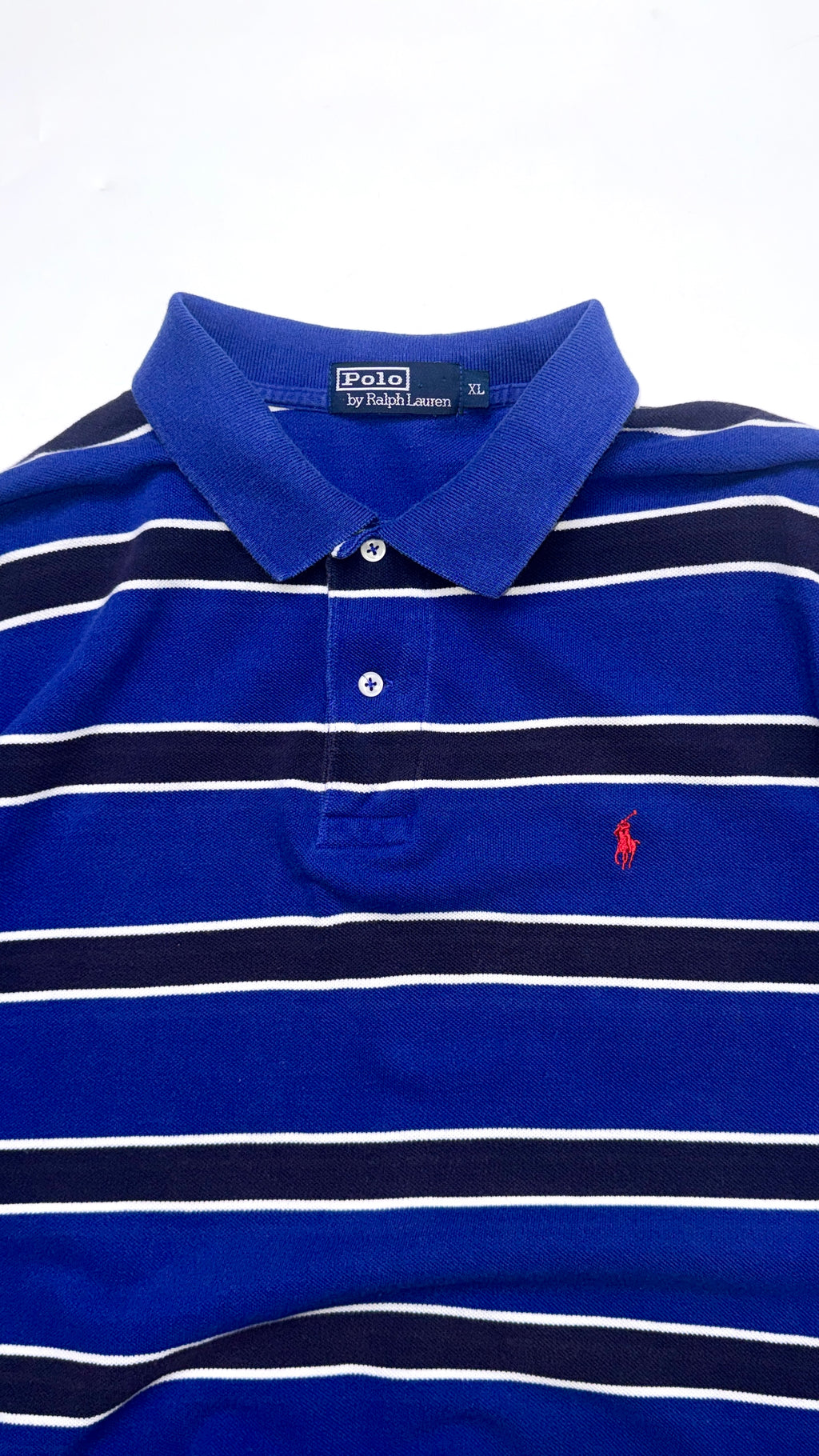 00s Ralph Lauren Stripped Polo T shirt