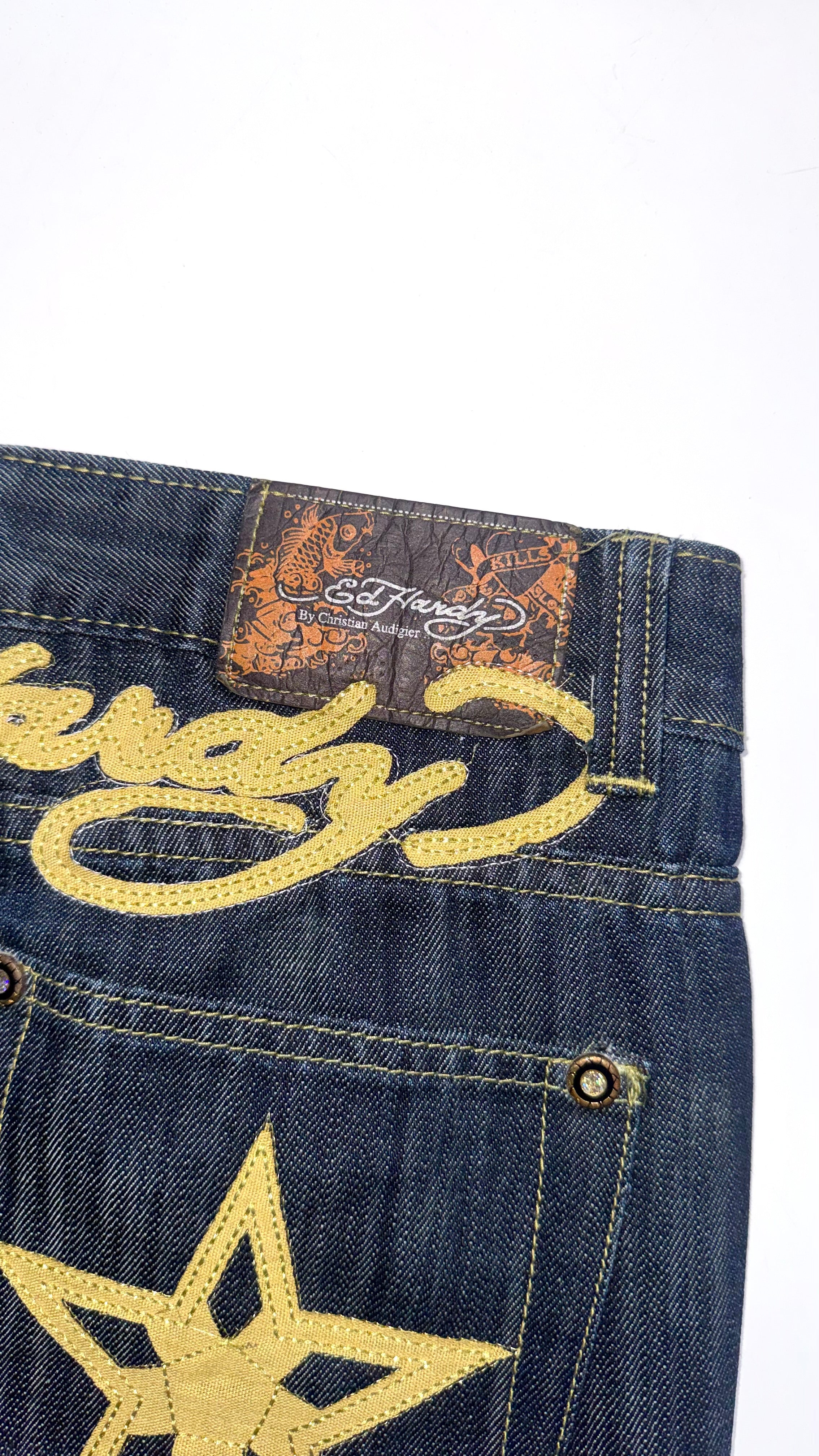 Y2k Women’s Low waist Ed hardy Bootcut Jeans
