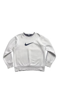 2000s Nike White Middle swoosh Crewneck