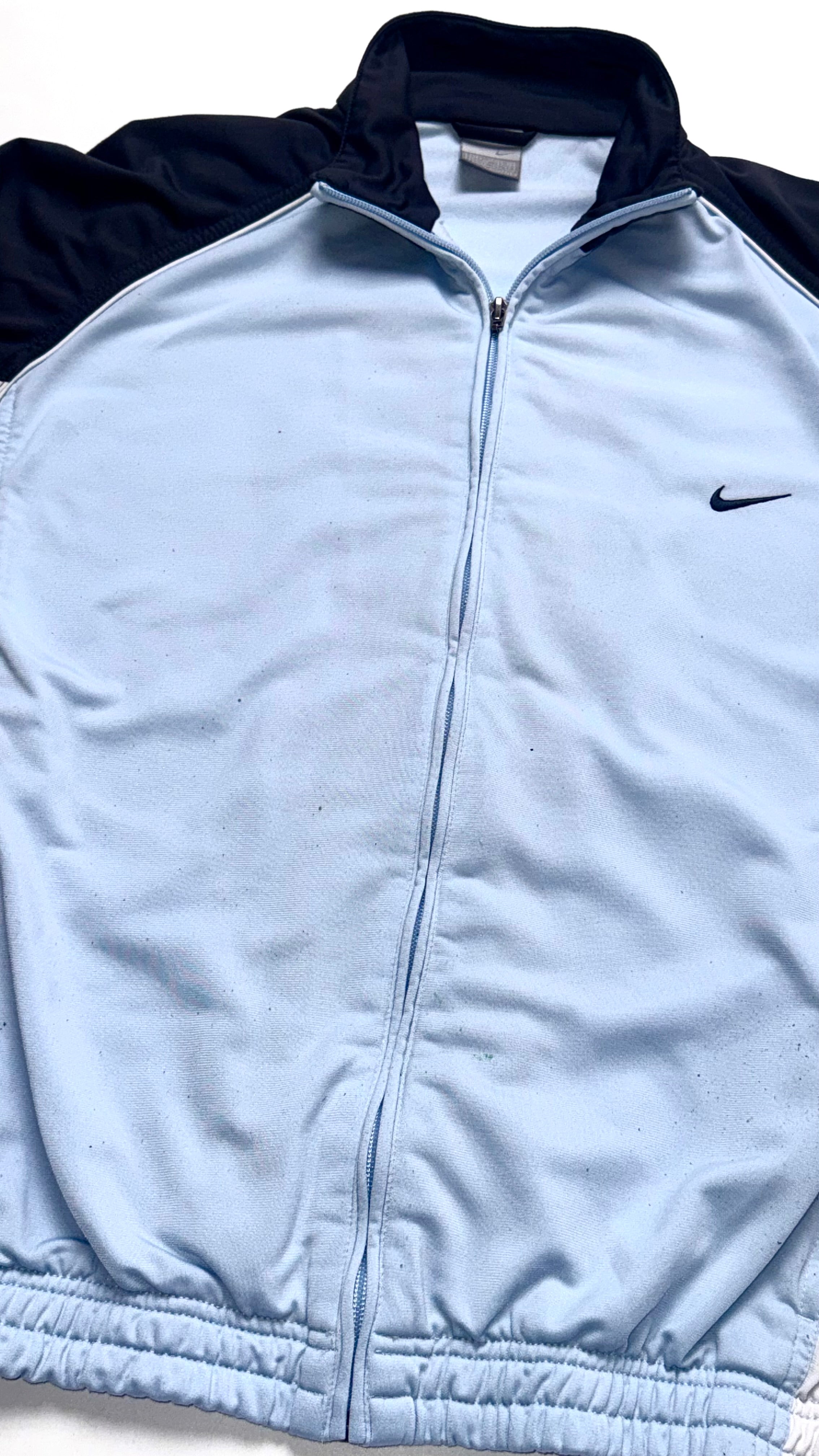 2000s Nike Baby Blue Track Jacket