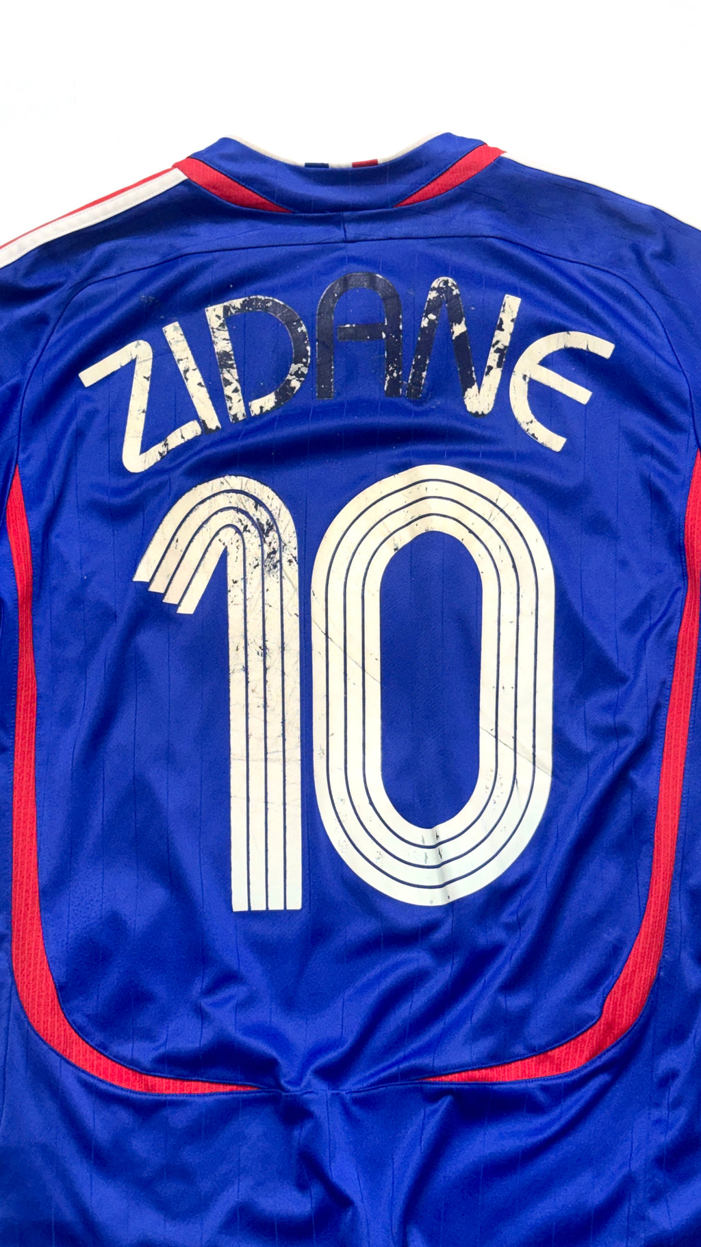 Vintage Adidas x France “ZIDANE” 2006 Blue jersey