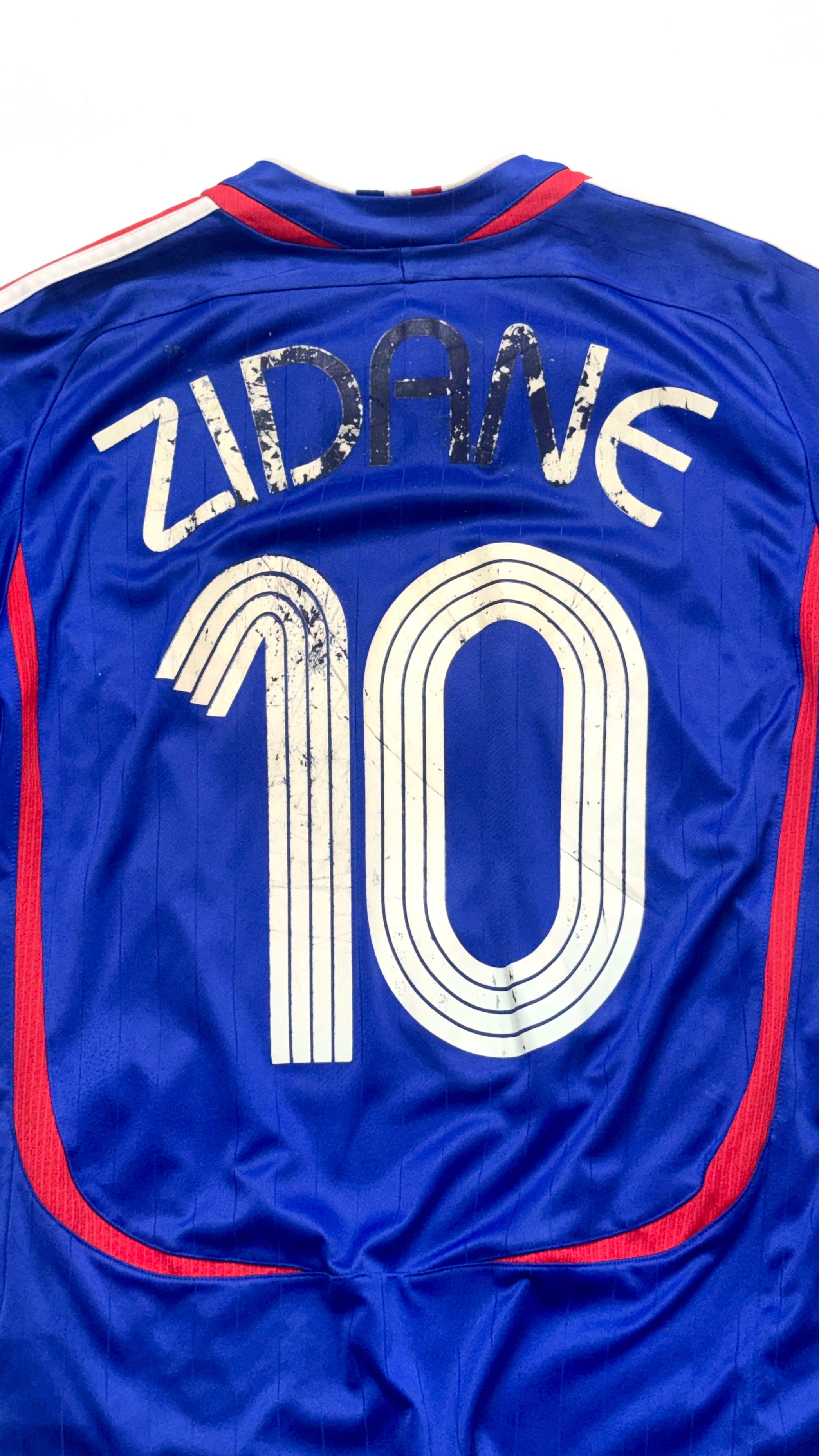 Vintage Adidas x France “ZIDANE” 2006 Blue jersey