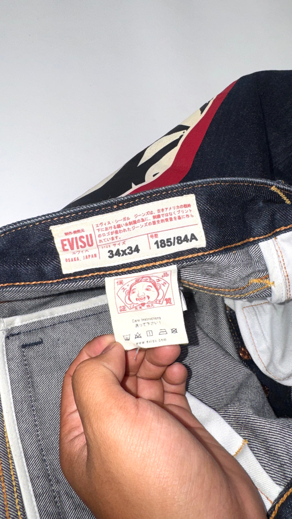 Vintage Evisu Daicock Lot 2008 W34 Straight Fit jeans