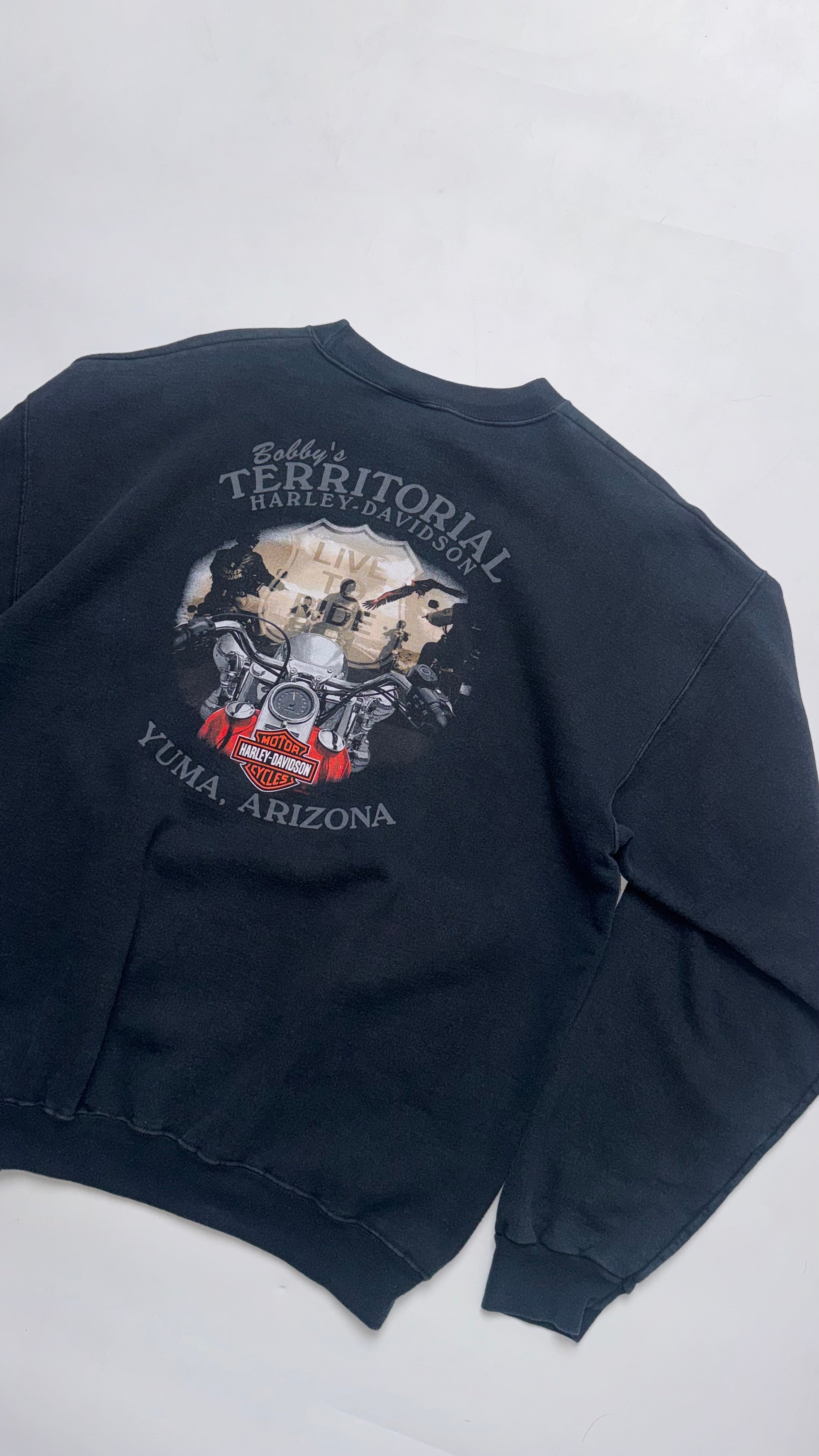 90s Harley Davidson Graphic Crewneck