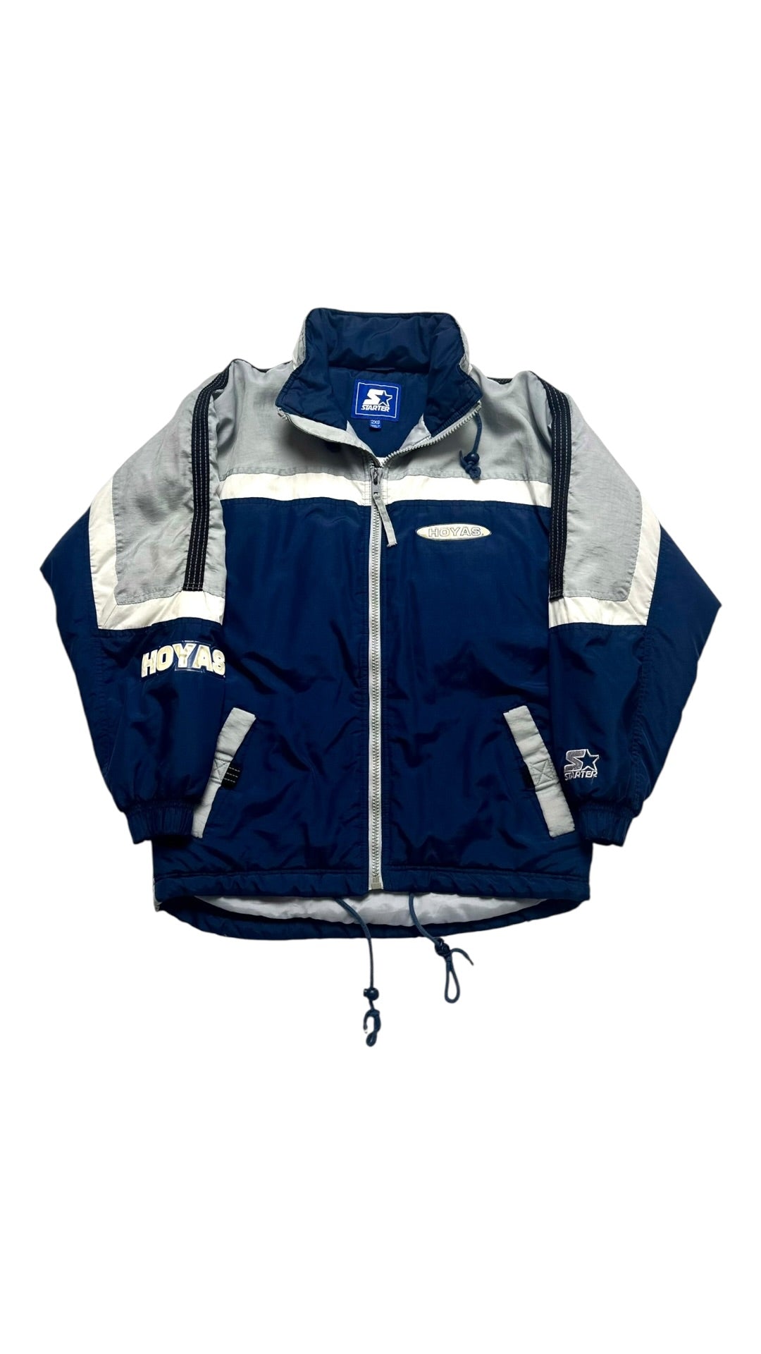90s Vintage Georgetown Hoyas Puffer Winter Jacket