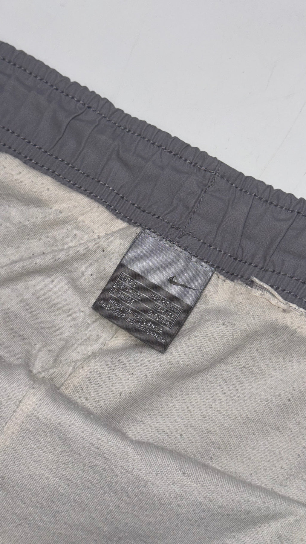2000s Grey Nike Track Parachute Pants